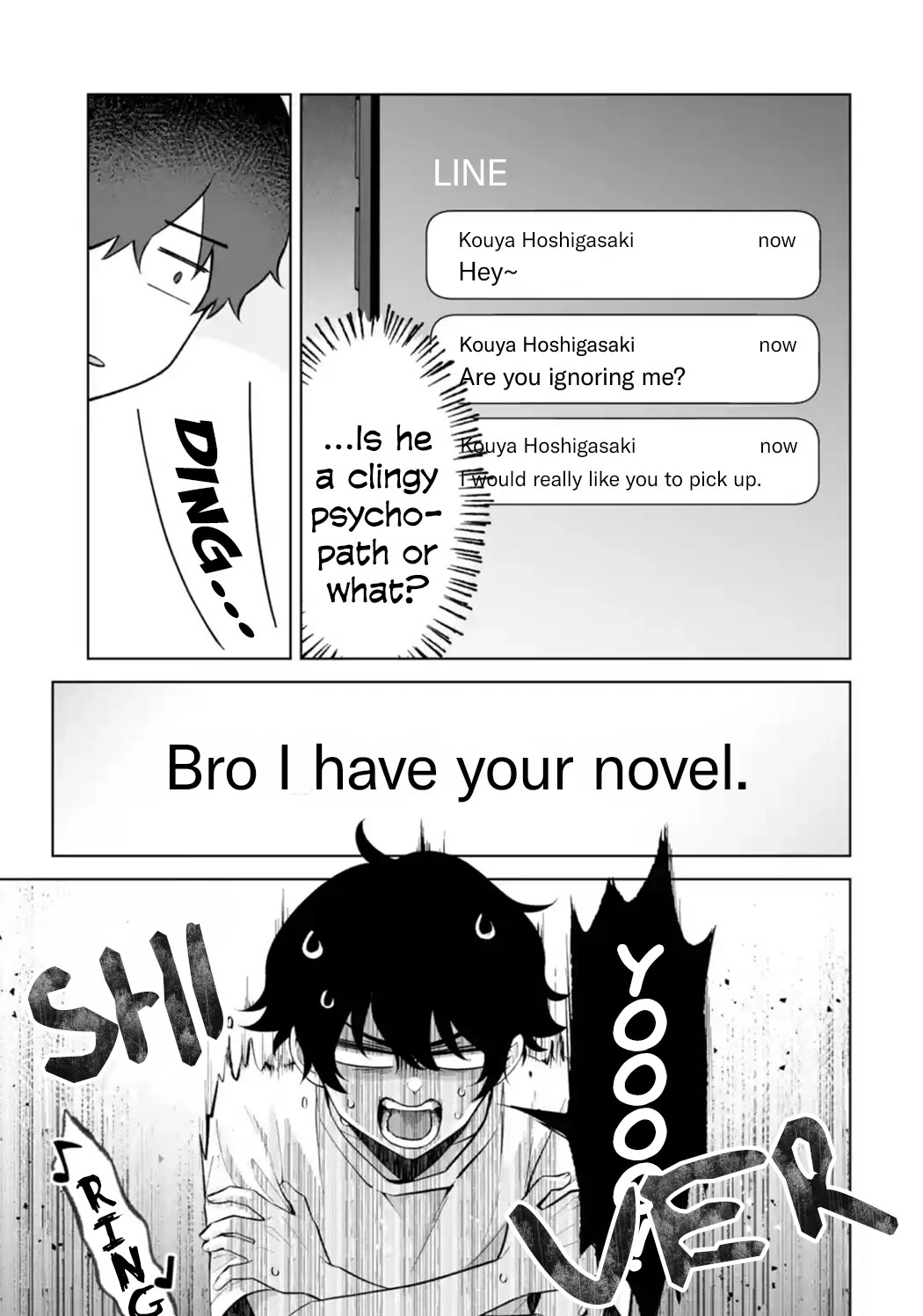Please Leave Me Alone (For Some Reason, She Wants to Change a Lone Wolf's Helpless High School Life.) Chapter 29 page 11 - Chapter 29: There's No Way a Loner Can Solve a Relationship Problem, Right?