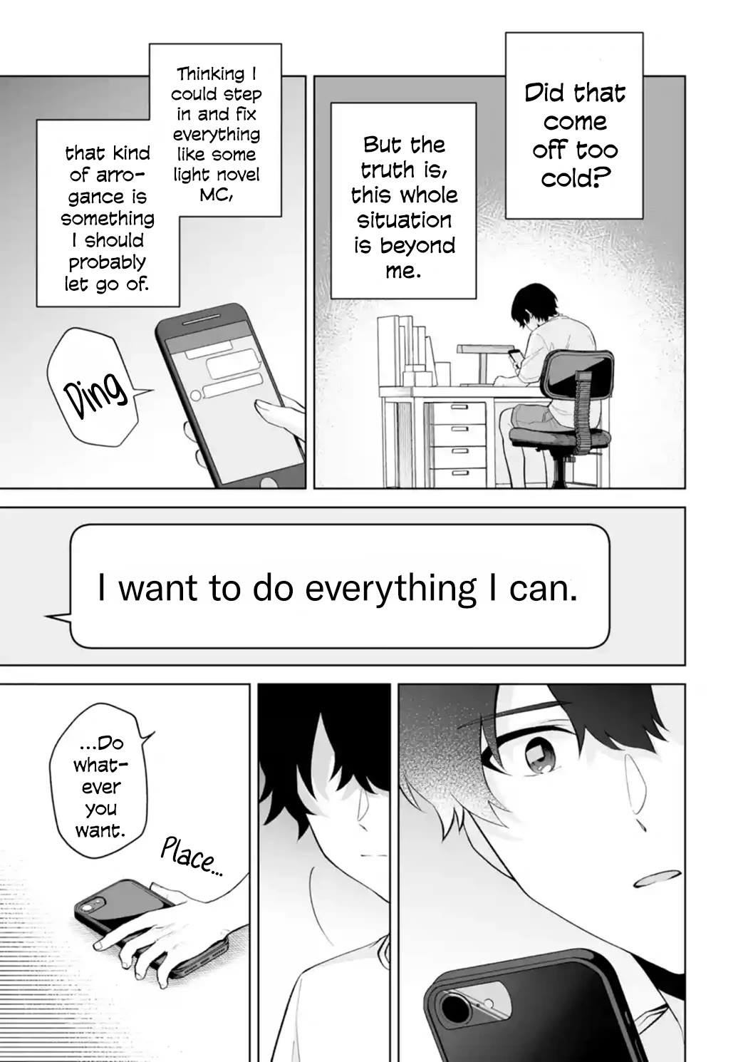 Please Leave Me Alone (For Some Reason, She Wants to Change a Lone Wolf's Helpless High School Life.) Chapter 29 page 23 - Chapter 29: There's No Way a Loner Can Solve a Relationship Problem, Right?