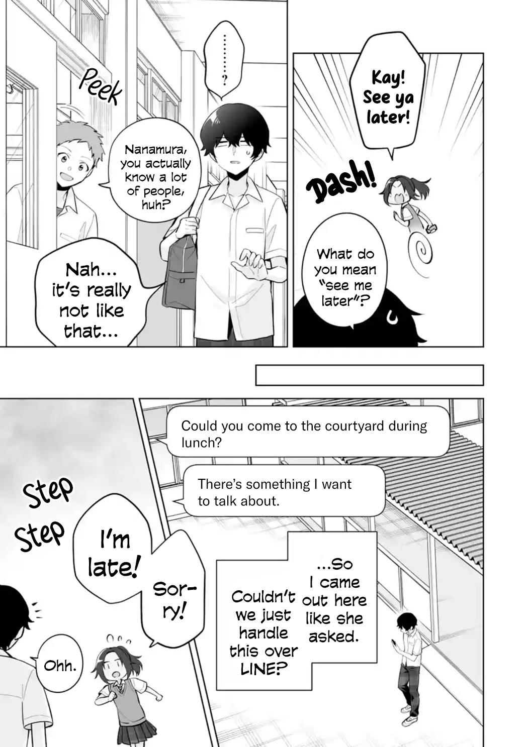 Please Leave Me Alone (For Some Reason, She Wants to Change a Lone Wolf's Helpless High School Life.) Chapter 29 page 25 - Chapter 29: There's No Way a Loner Can Solve a Relationship Problem, Right?