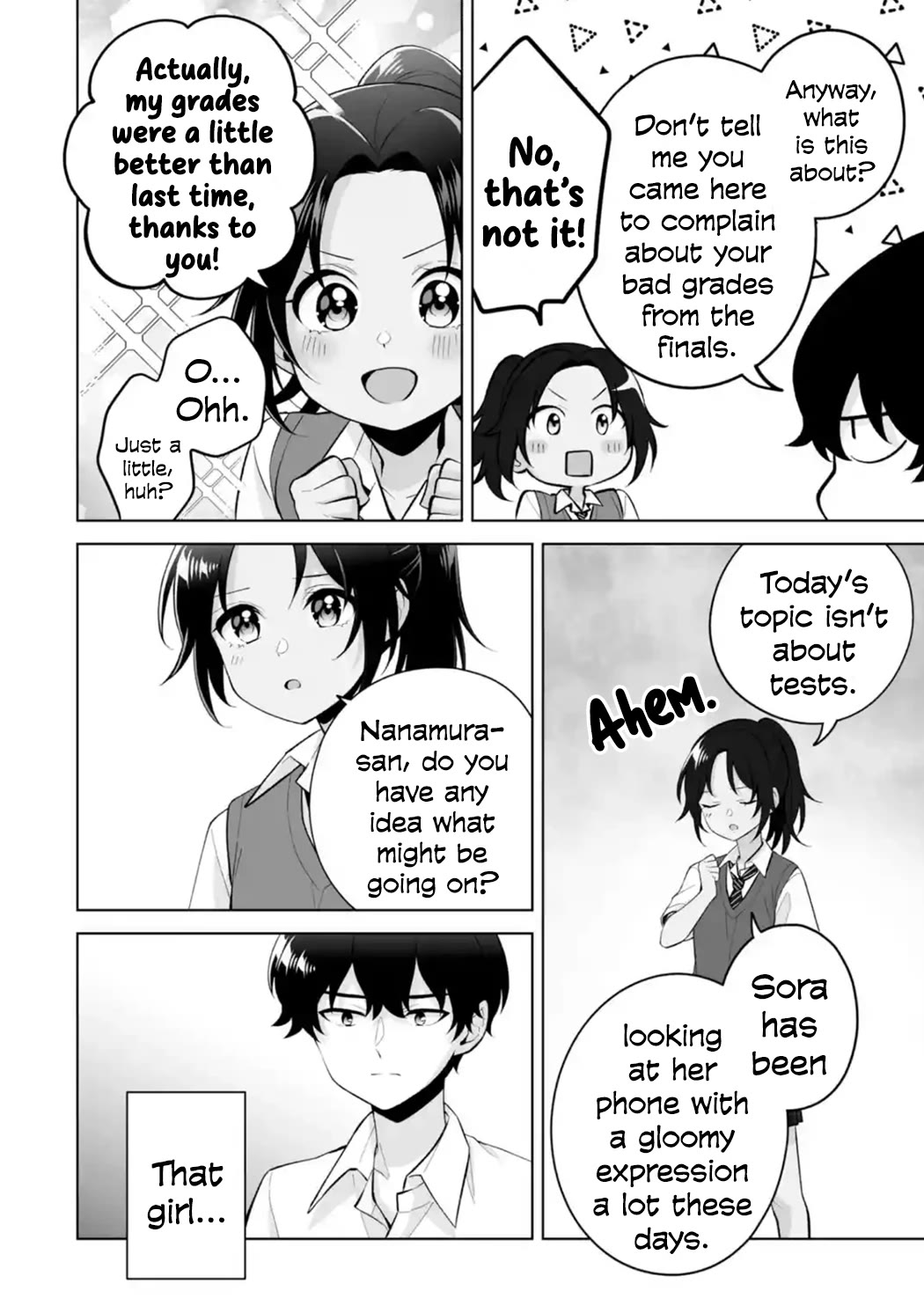 Please Leave Me Alone (For Some Reason, She Wants to Change a Lone Wolf's Helpless High School Life.) Chapter 29 page 26 - Chapter 29: There's No Way a Loner Can Solve a Relationship Problem, Right?