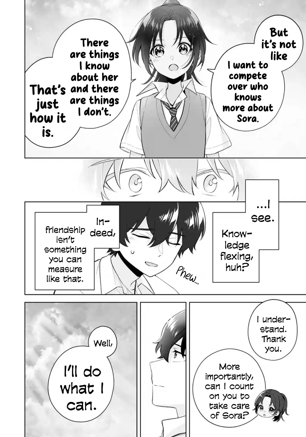 Please Leave Me Alone (For Some Reason, She Wants to Change a Lone Wolf's Helpless High School Life.) Chapter 29 page 30 - Chapter 29: There's No Way a Loner Can Solve a Relationship Problem, Right?