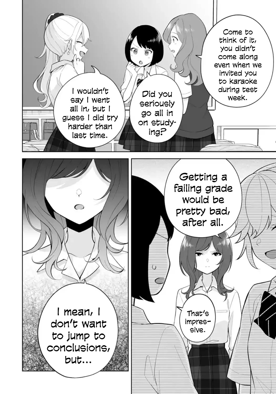 Please Leave Me Alone (For Some Reason, She Wants to Change a Lone Wolf's Helpless High School Life.) Chapter 29 page 4 - Chapter 29: There's No Way a Loner Can Solve a Relationship Problem, Right?
