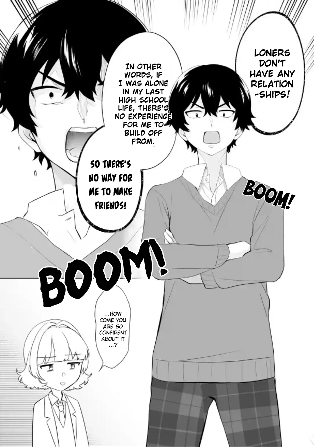 Please Leave Me Alone (For Some Reason, She Wants to Change a Lone Wolf's Helpless High School Life.) Chapter 3 page 12 - Chapter 3: I Don't Want to Start My High School Life All Over Again in the First Place, Alright?