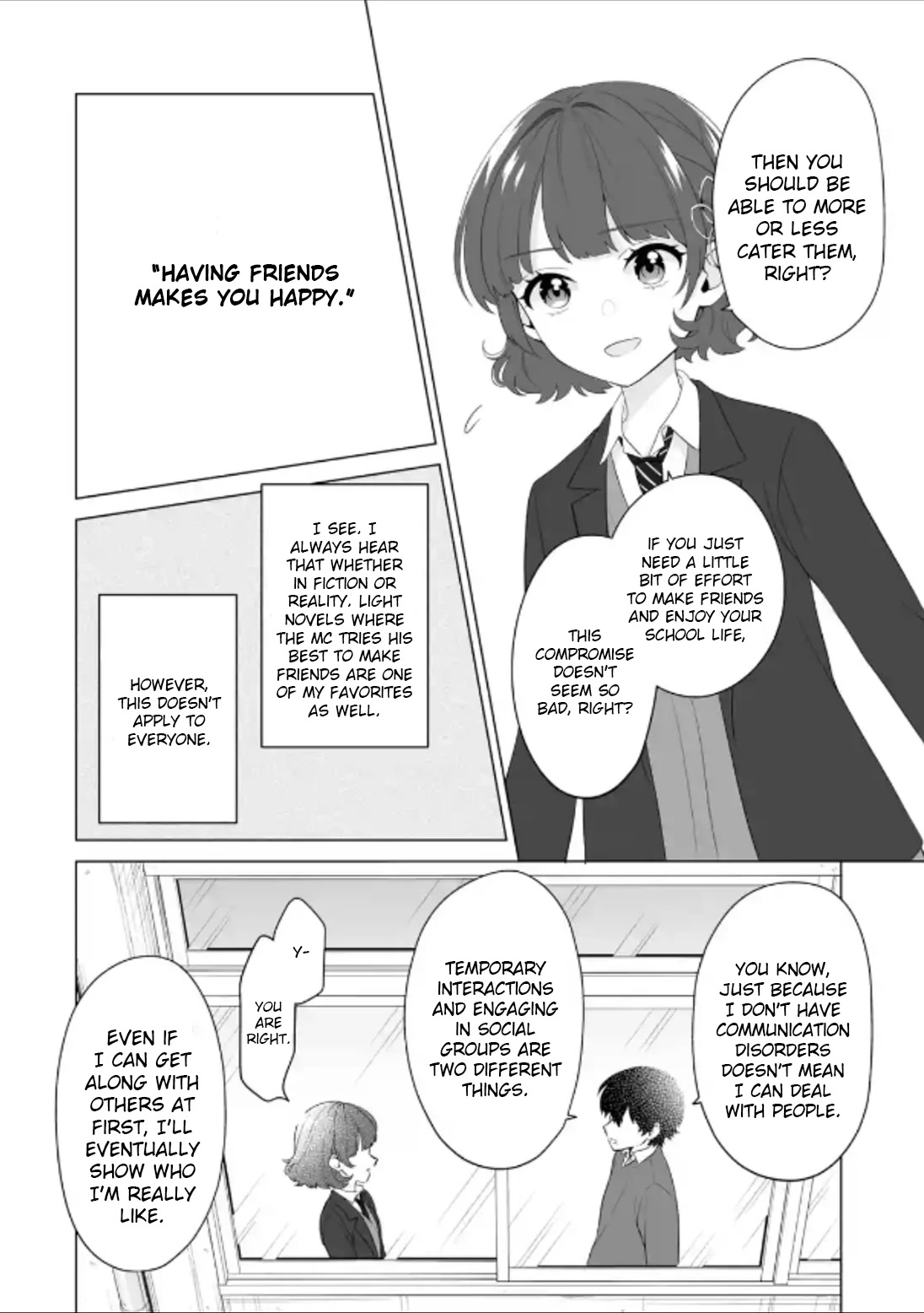 Please Leave Me Alone (For Some Reason, She Wants to Change a Lone Wolf's Helpless High School Life.) Chapter 3 page 16 - Chapter 3: I Don't Want to Start My High School Life All Over Again in the First Place, Alright?