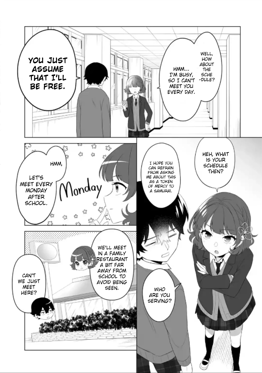Please Leave Me Alone (For Some Reason, She Wants to Change a Lone Wolf's Helpless High School Life.) Chapter 3 page 27 - Chapter 3: I Don't Want to Start My High School Life All Over Again in the First Place, Alright?