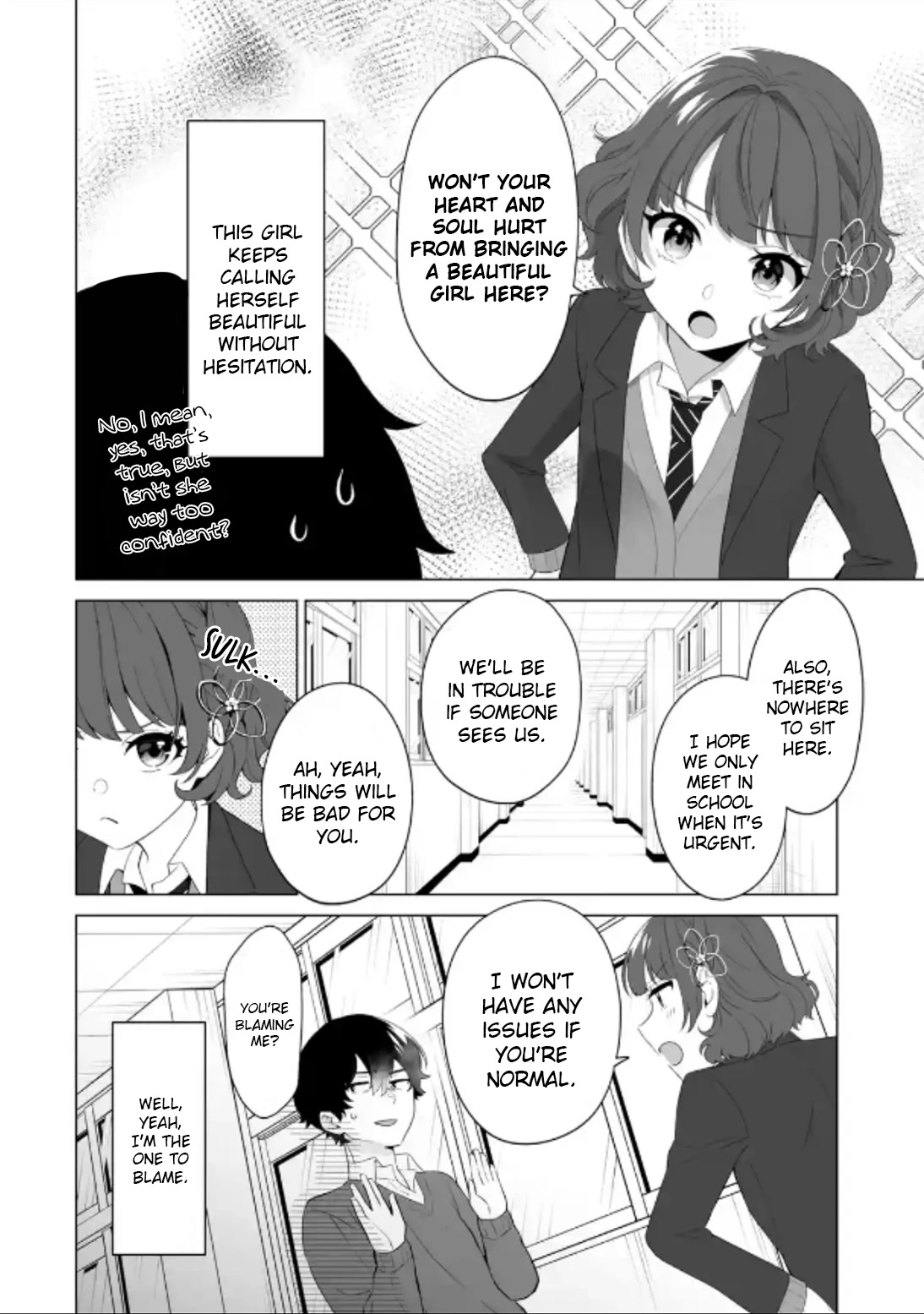 Please Leave Me Alone (For Some Reason, She Wants to Change a Lone Wolf's Helpless High School Life.) Chapter 3 page 28 - Chapter 3: I Don't Want to Start My High School Life All Over Again in the First Place, Alright?