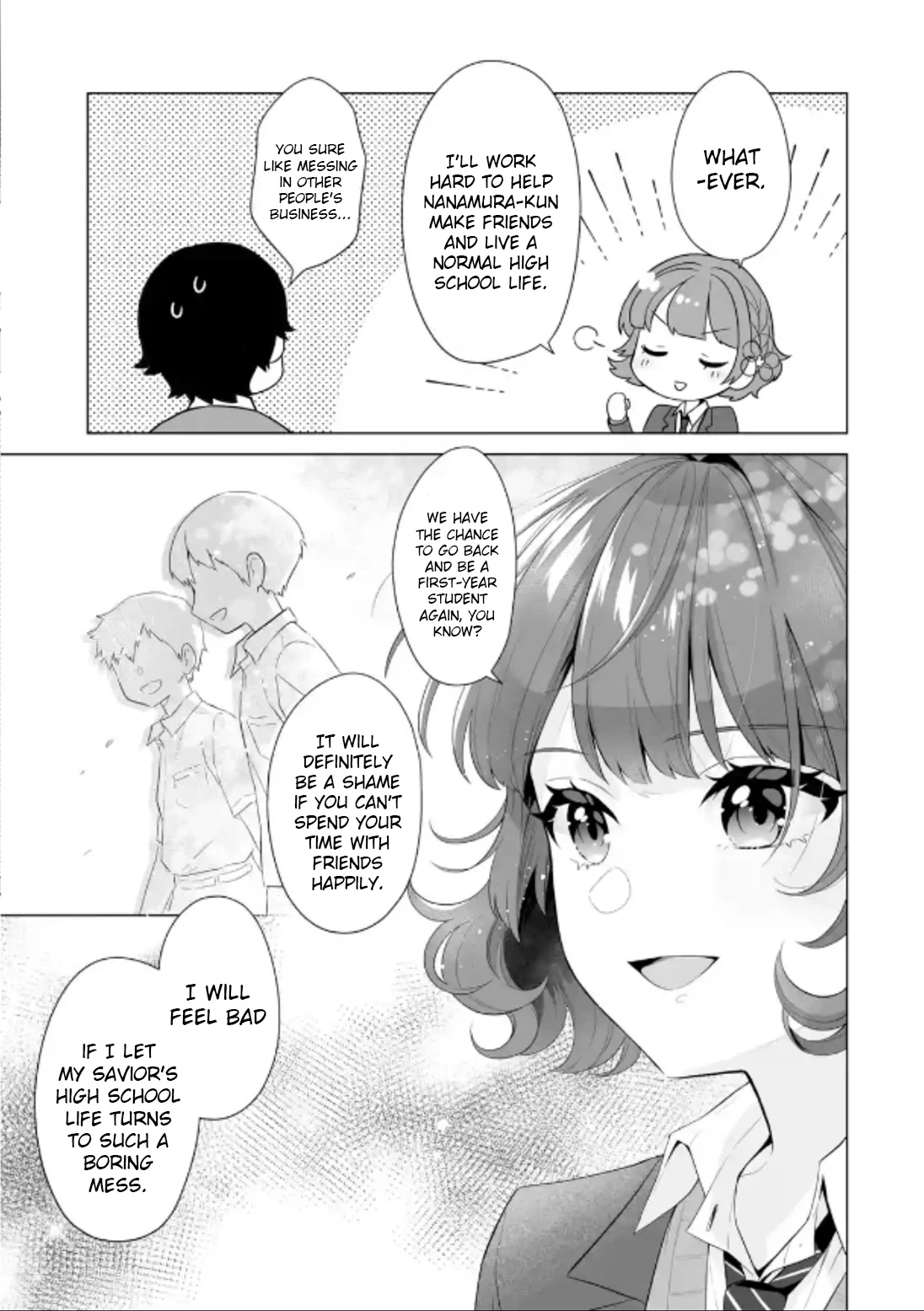 Please Leave Me Alone (For Some Reason, She Wants to Change a Lone Wolf's Helpless High School Life.) Chapter 3 page 29 - Chapter 3: I Don't Want to Start My High School Life All Over Again in the First Place, Alright?