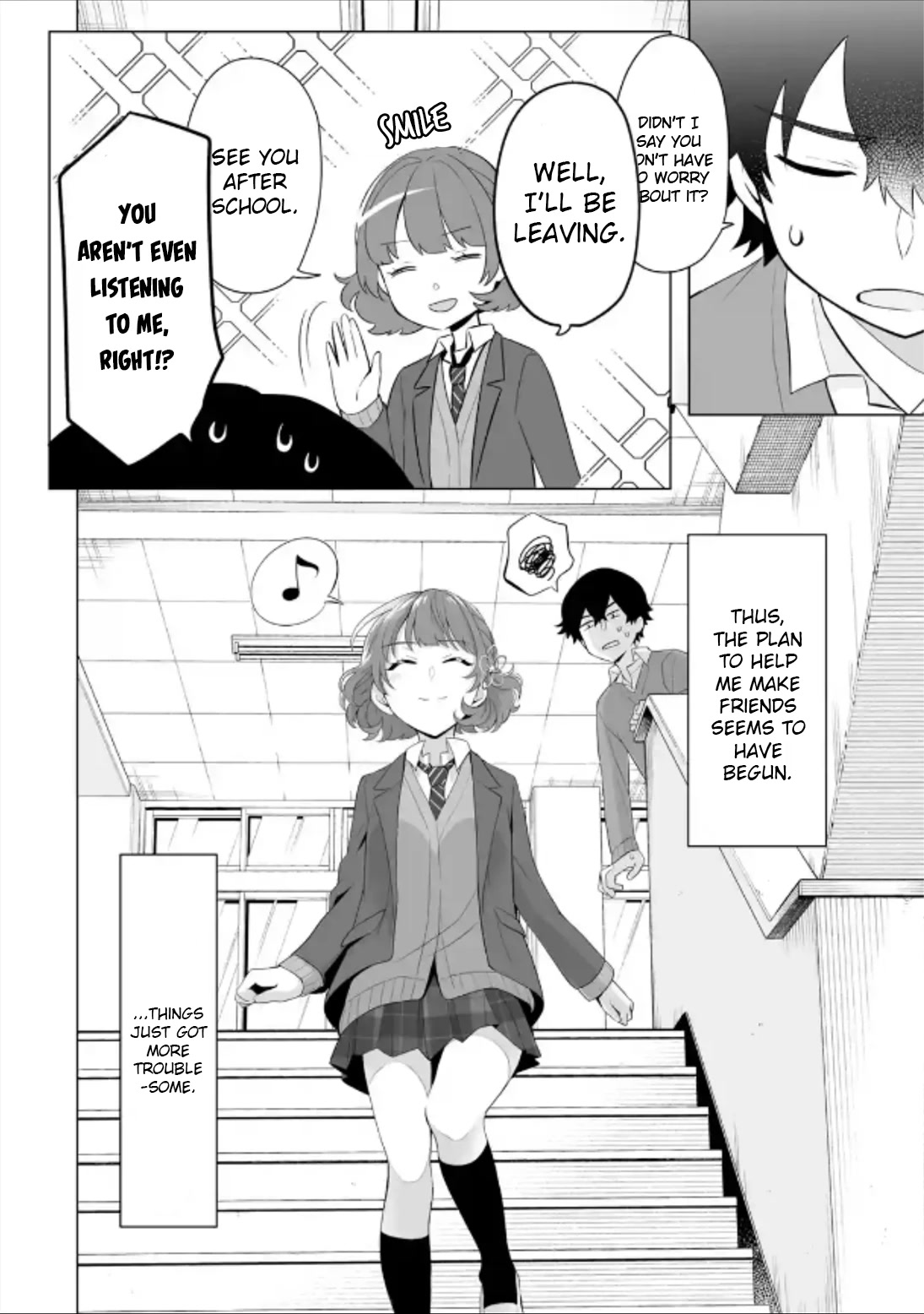 Please Leave Me Alone (For Some Reason, She Wants to Change a Lone Wolf's Helpless High School Life.) Chapter 3 page 30 - Chapter 3: I Don't Want to Start My High School Life All Over Again in the First Place, Alright?