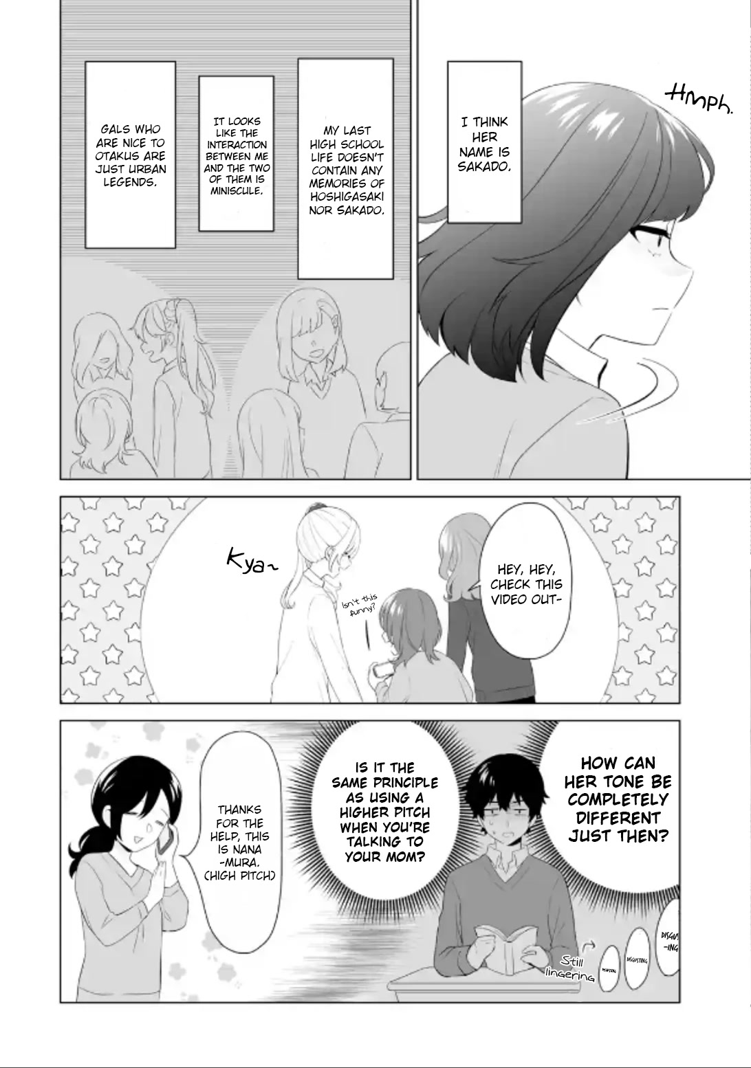Please Leave Me Alone (For Some Reason, She Wants to Change a Lone Wolf's Helpless High School Life.) Chapter 3 page 4 - Chapter 3: I Don't Want to Start My High School Life All Over Again in the First Place, Alright?