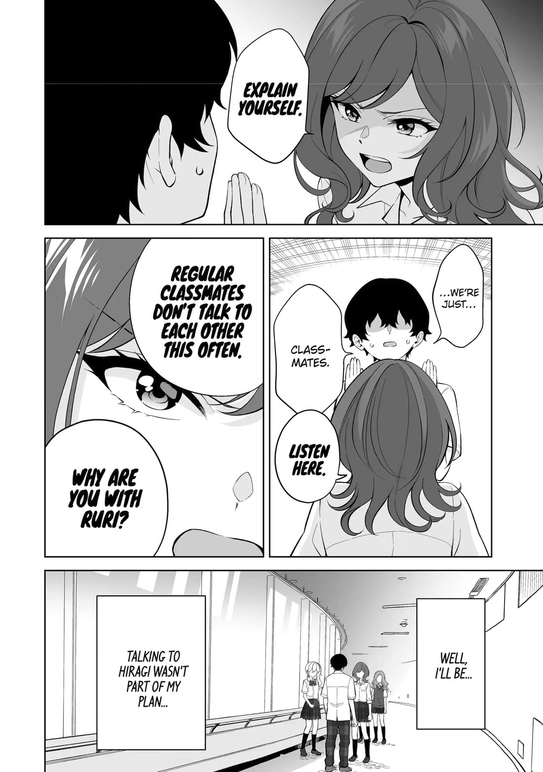 Please Leave Me Alone (For Some Reason, She Wants to Change a Lone Wolf's Helpless High School Life.) Chapter 32 page 4 - Chapter 32
