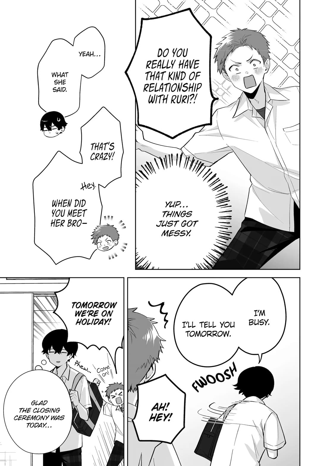 Please Leave Me Alone (For Some Reason, She Wants to Change a Lone Wolf's Helpless High School Life.) Chapter 33 page 13 - Chapter 33