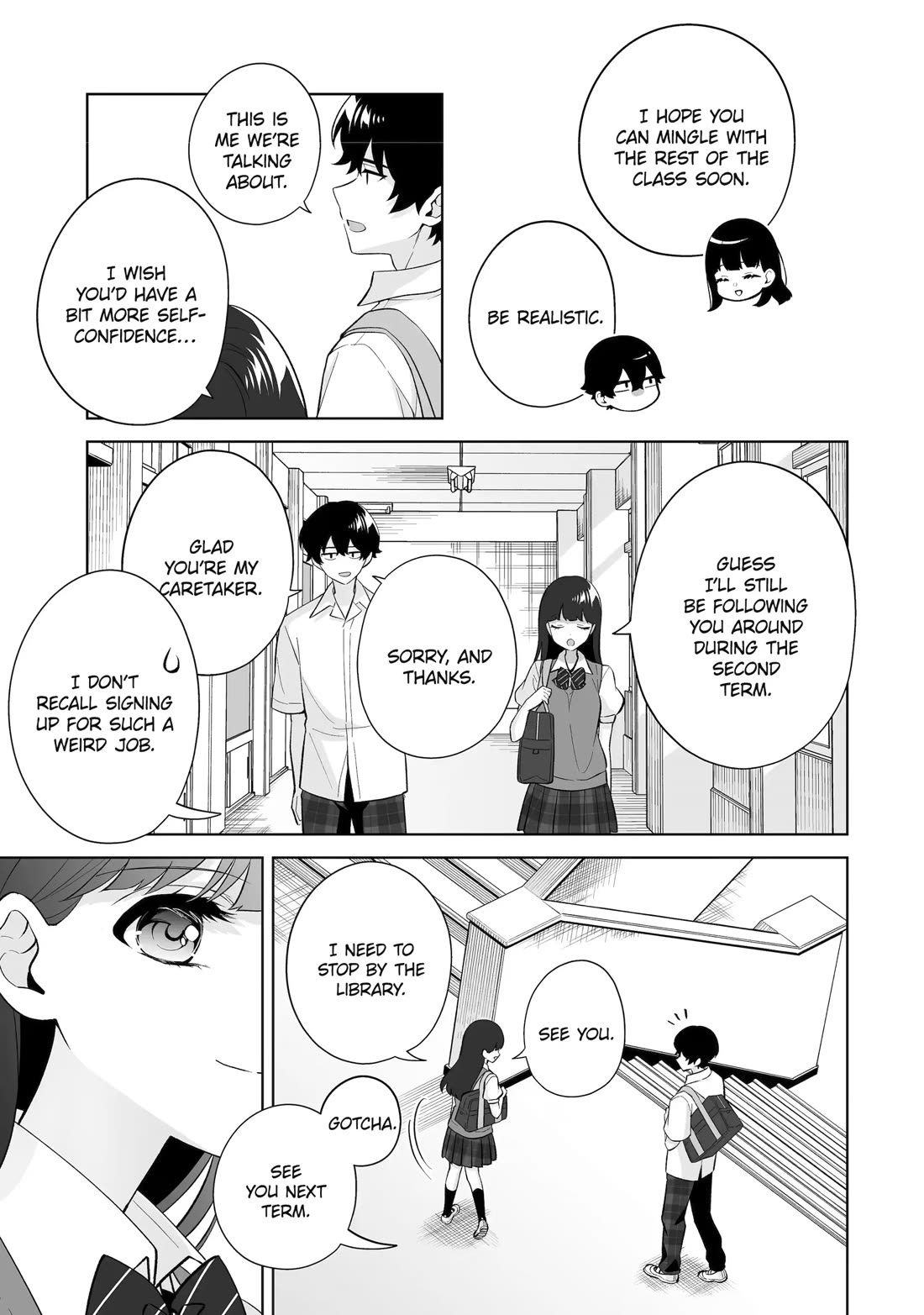 Please Leave Me Alone (For Some Reason, She Wants to Change a Lone Wolf's Helpless High School Life.) Chapter 33 page 15 - Chapter 33