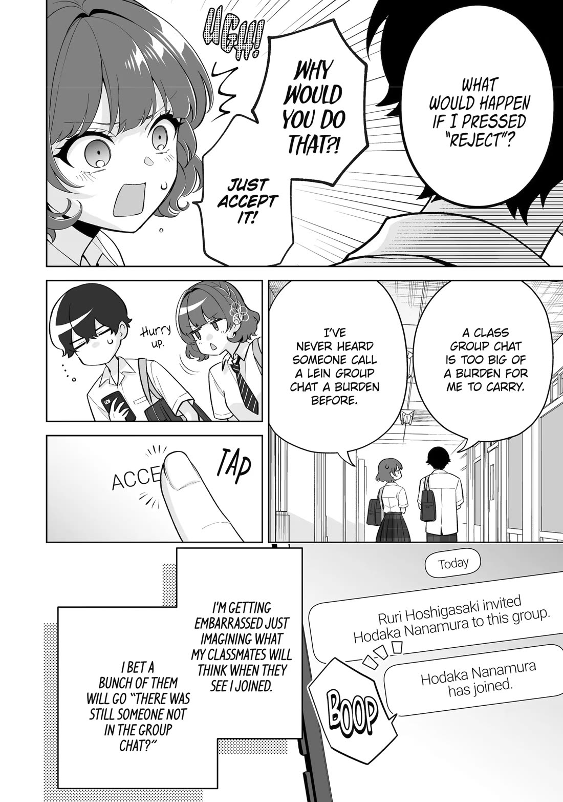 Please Leave Me Alone (For Some Reason, She Wants to Change a Lone Wolf's Helpless High School Life.) Chapter 33 page 22 - Chapter 33