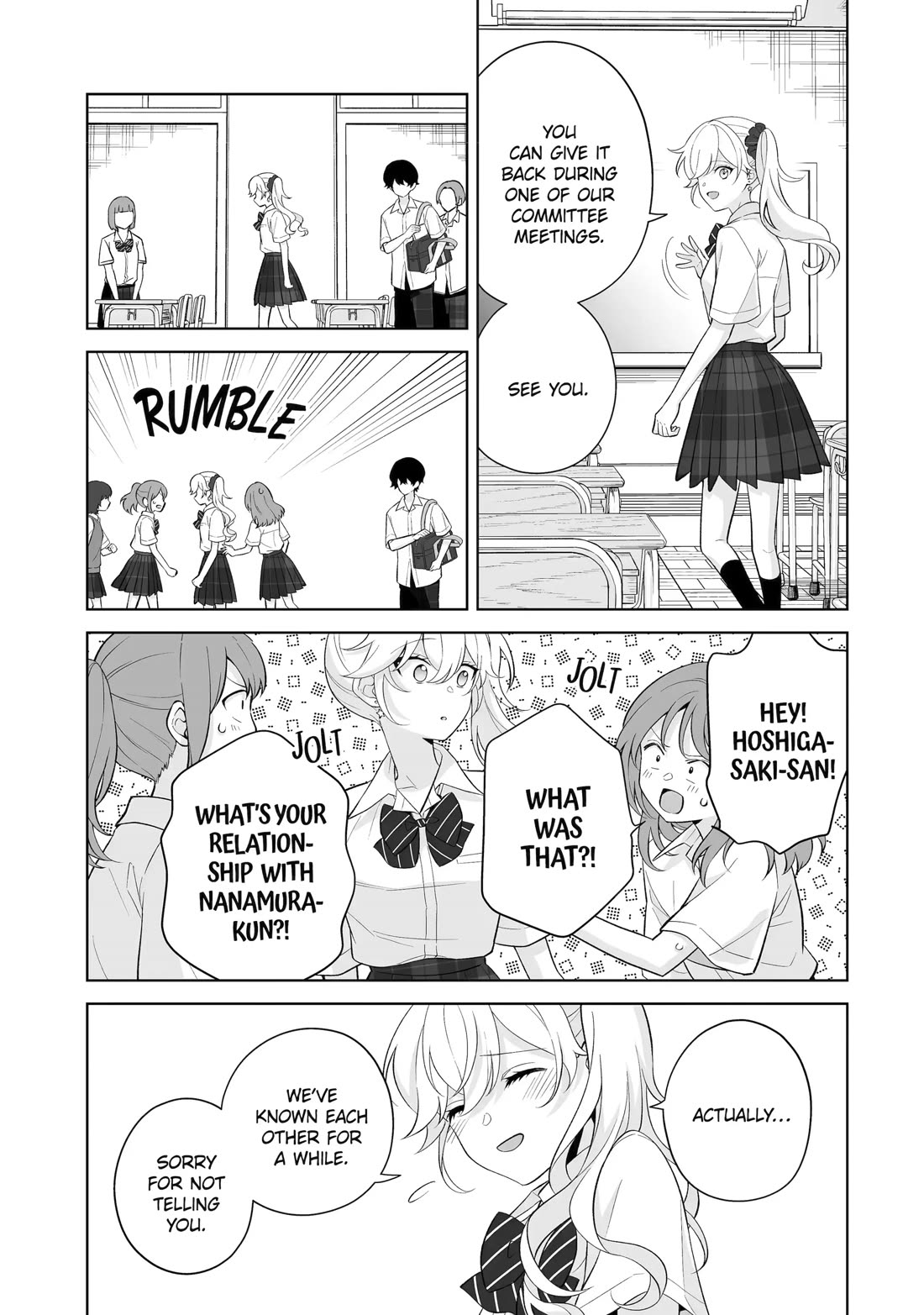 Please Leave Me Alone (For Some Reason, She Wants to Change a Lone Wolf's Helpless High School Life.) Chapter 33 page 7 - Chapter 33