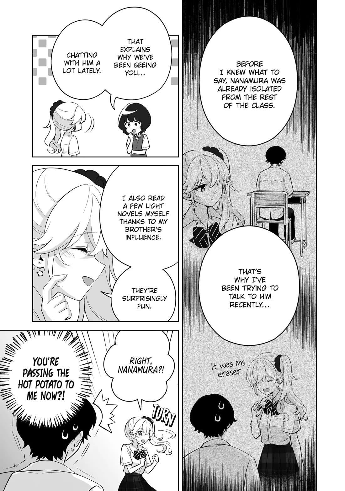 Please Leave Me Alone (For Some Reason, She Wants to Change a Lone Wolf's Helpless High School Life.) Chapter 33 page 9 - Chapter 33