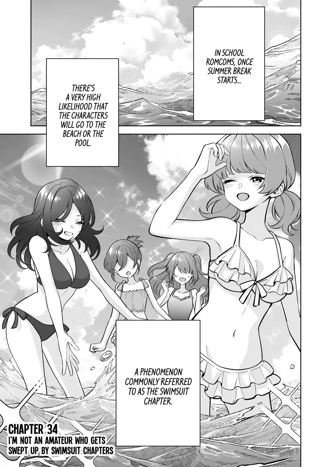 Please Leave Me Alone (For Some Reason, She Wants to Change a Lone Wolf's Helpless High School Life.) Chapter 34 page 1 - Chapter 34