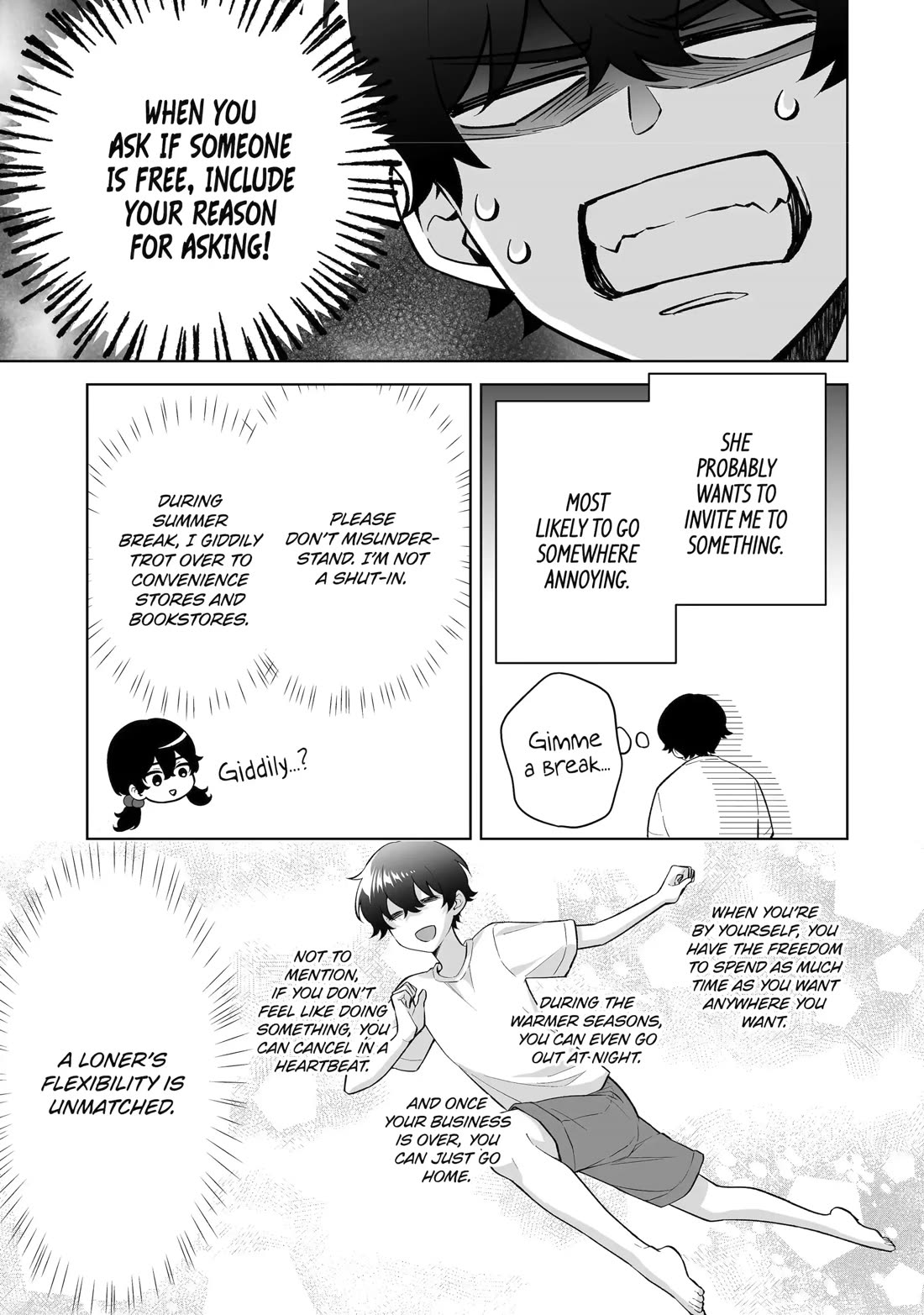 Please Leave Me Alone (For Some Reason, She Wants to Change a Lone Wolf's Helpless High School Life.) Chapter 34 page 13 - Chapter 34