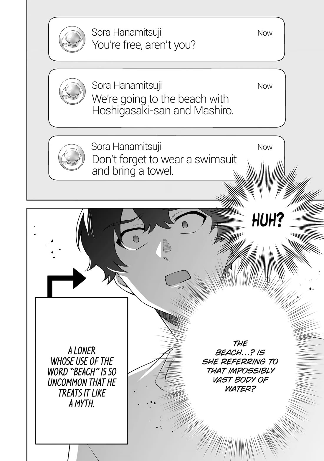 Please Leave Me Alone (For Some Reason, She Wants to Change a Lone Wolf's Helpless High School Life.) Chapter 34 page 16 - Chapter 34