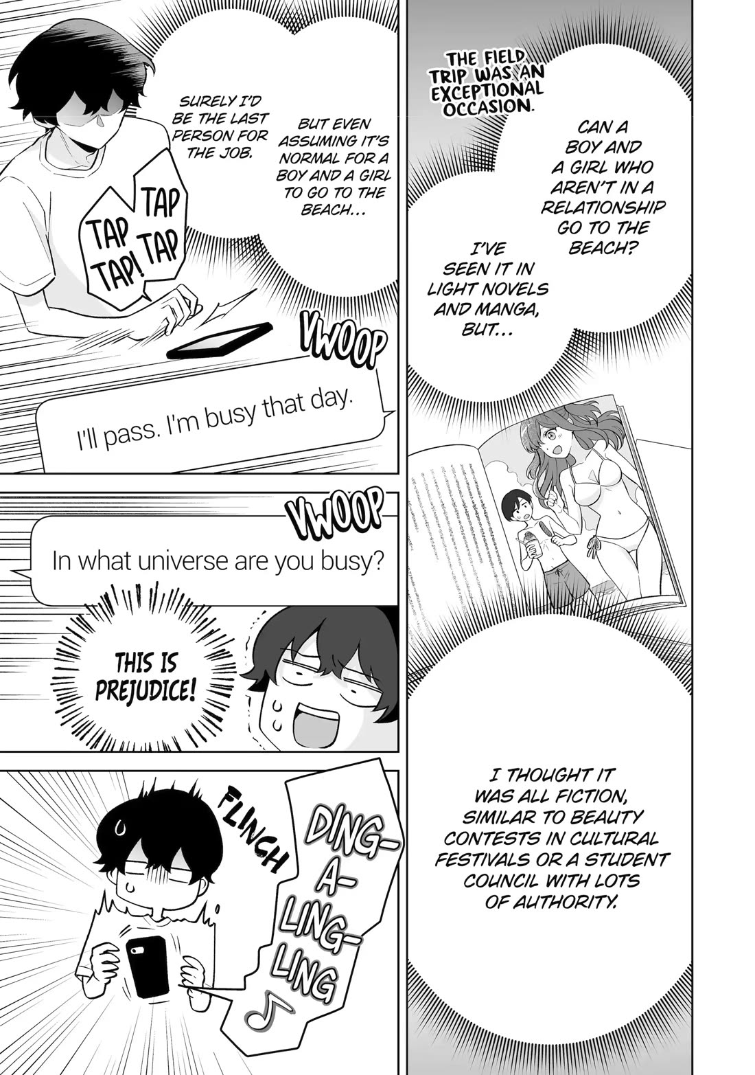 Please Leave Me Alone (For Some Reason, She Wants to Change a Lone Wolf's Helpless High School Life.) Chapter 34 page 17 - Chapter 34