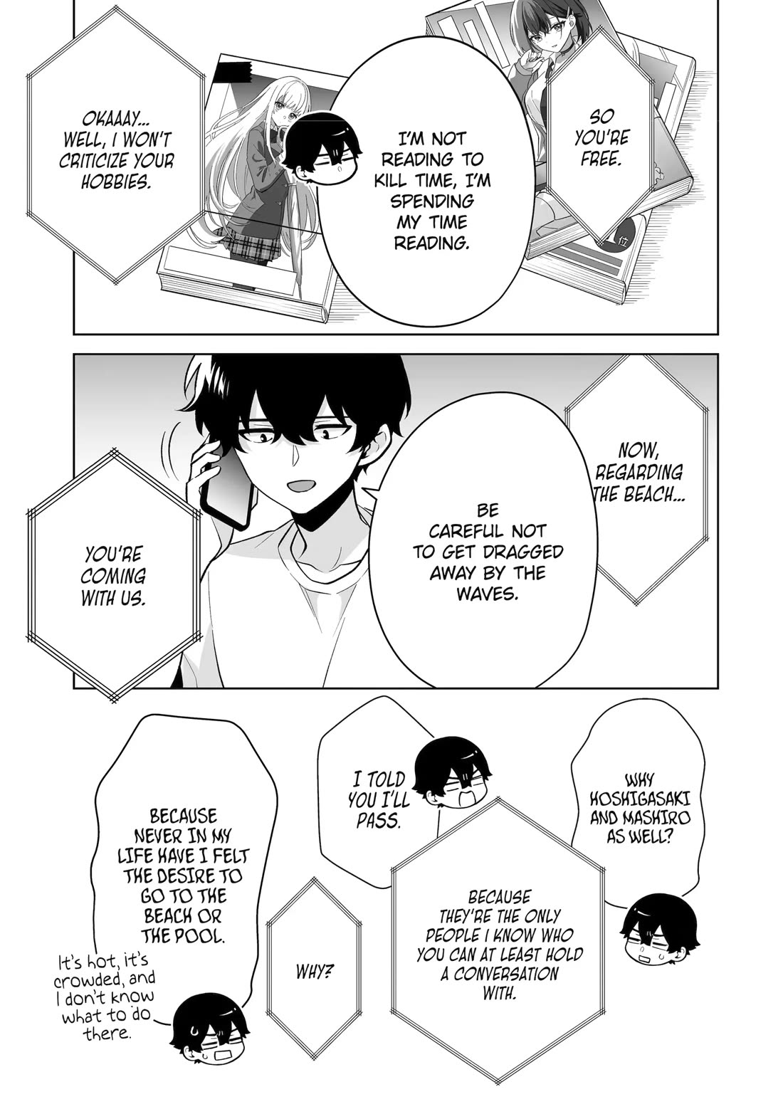 Please Leave Me Alone (For Some Reason, She Wants to Change a Lone Wolf's Helpless High School Life.) Chapter 34 page 19 - Chapter 34