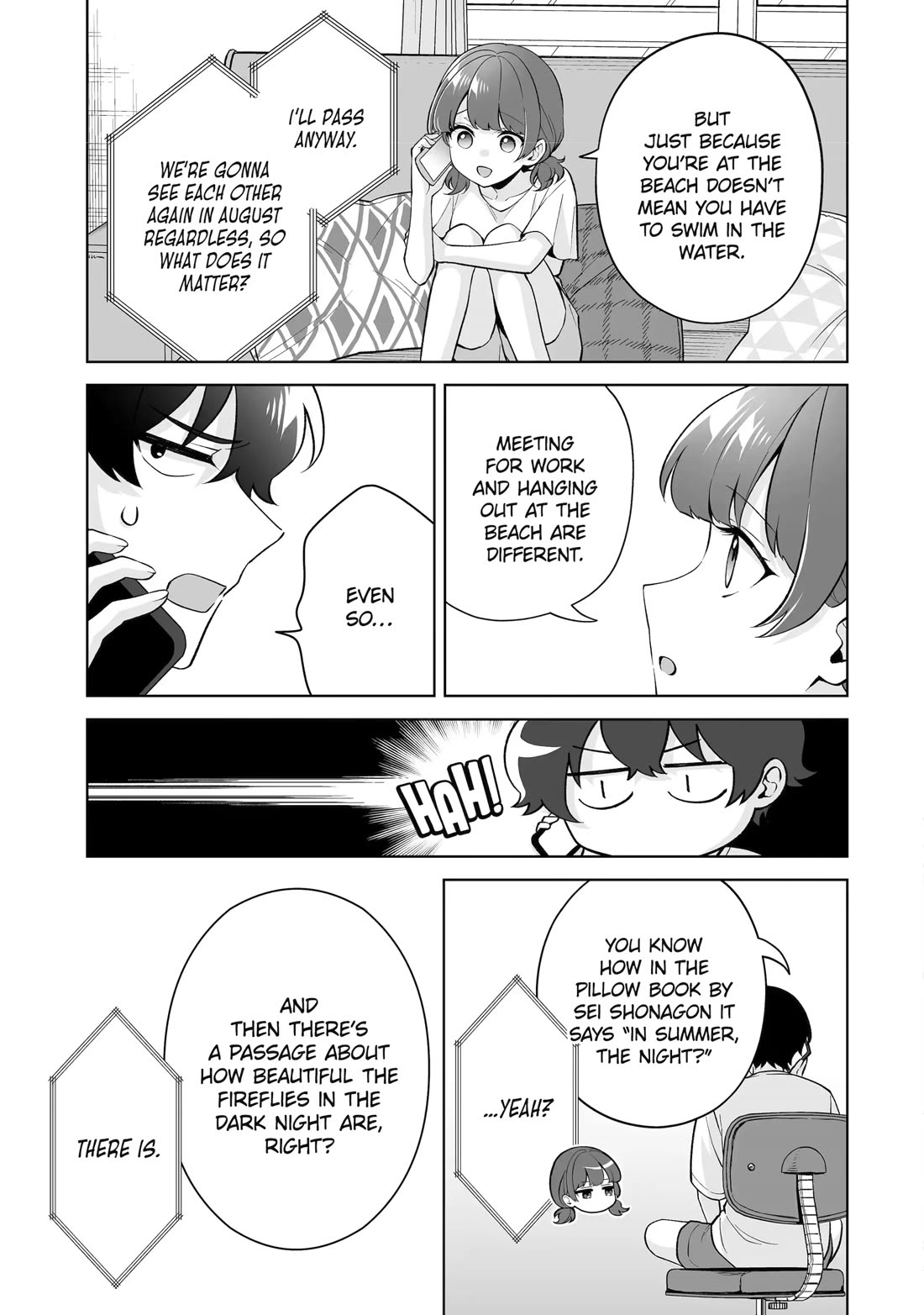 Please Leave Me Alone (For Some Reason, She Wants to Change a Lone Wolf's Helpless High School Life.) Chapter 34 page 21 - Chapter 34
