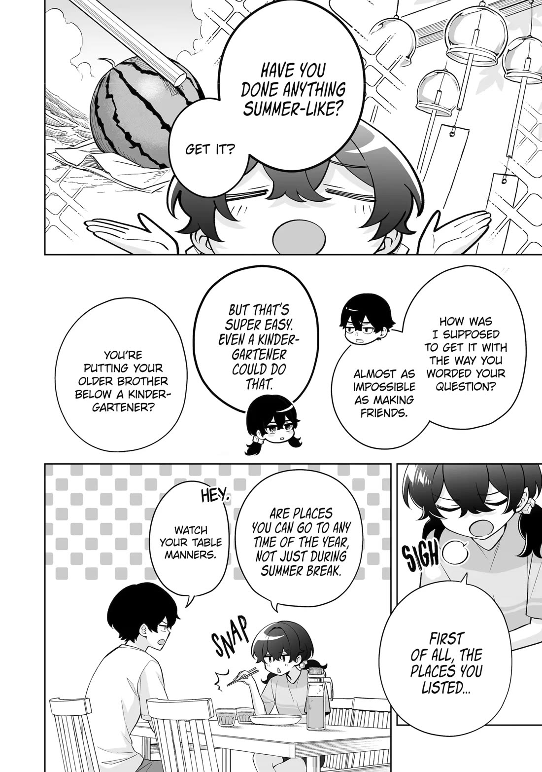 Please Leave Me Alone (For Some Reason, She Wants to Change a Lone Wolf's Helpless High School Life.) Chapter 34 page 8 - Chapter 34