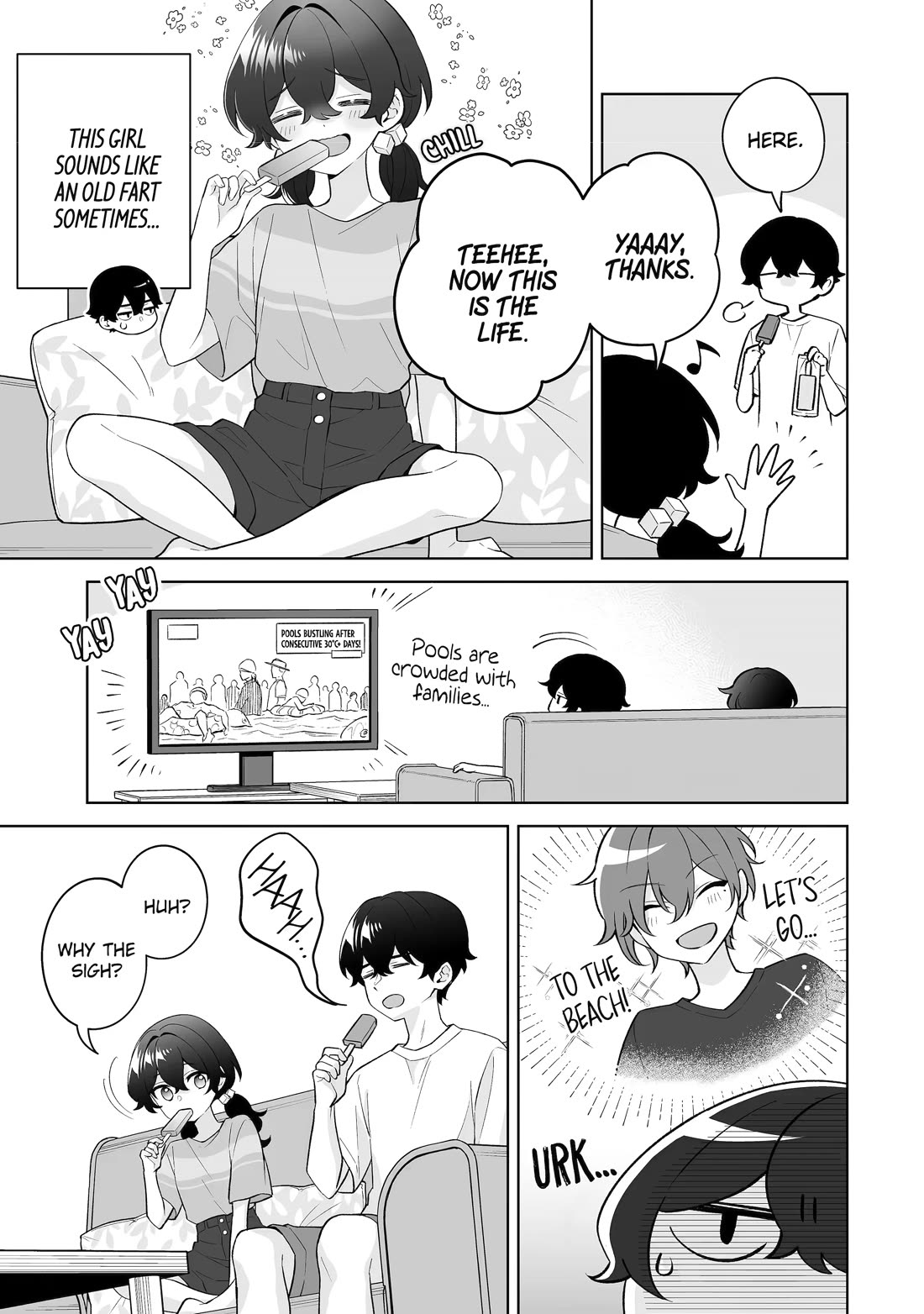 Please Leave Me Alone (For Some Reason, She Wants to Change a Lone Wolf's Helpless High School Life.) Chapter 35 page 3 - Chapter 35