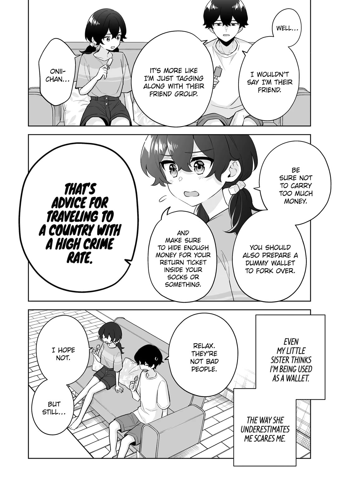 Please Leave Me Alone (For Some Reason, She Wants to Change a Lone Wolf's Helpless High School Life.) Chapter 35 page 8 - Chapter 35