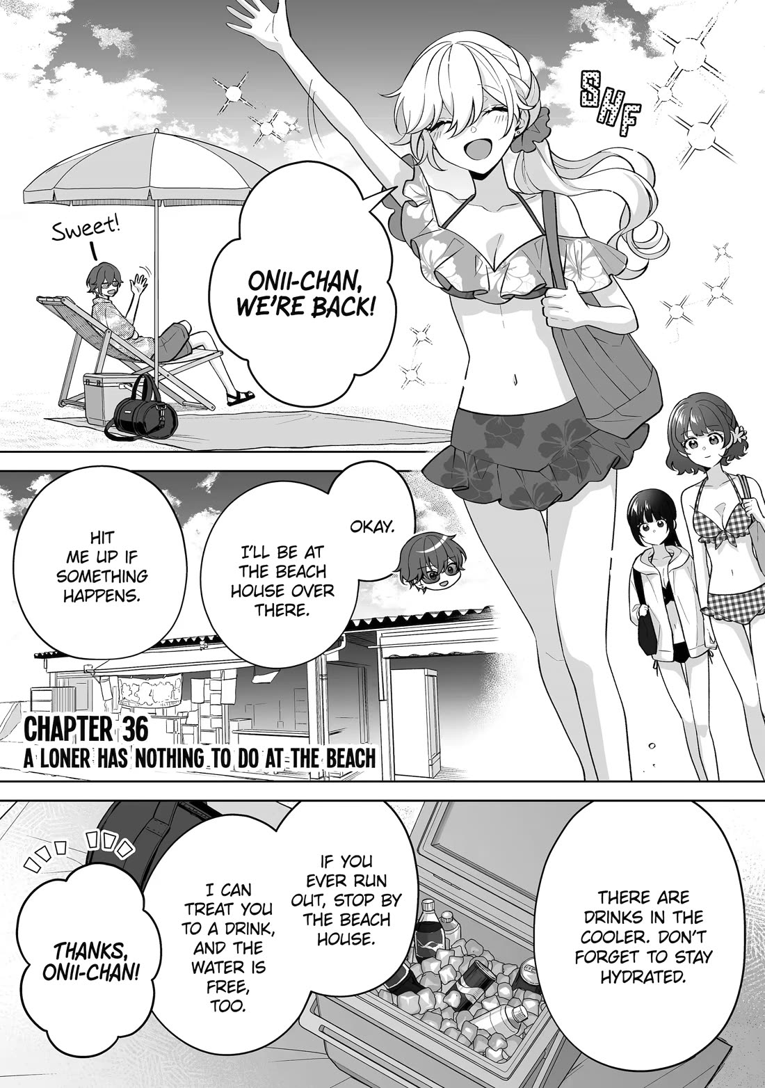 Please Leave Me Alone (For Some Reason, She Wants to Change a Lone Wolf's Helpless High School Life.) Chapter 36 page 1 - Chapter 36