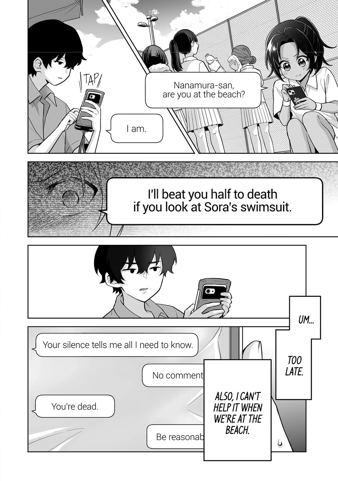Please Leave Me Alone (For Some Reason, She Wants to Change a Lone Wolf's Helpless High School Life.) Chapter 36 page 14 - Chapter 36