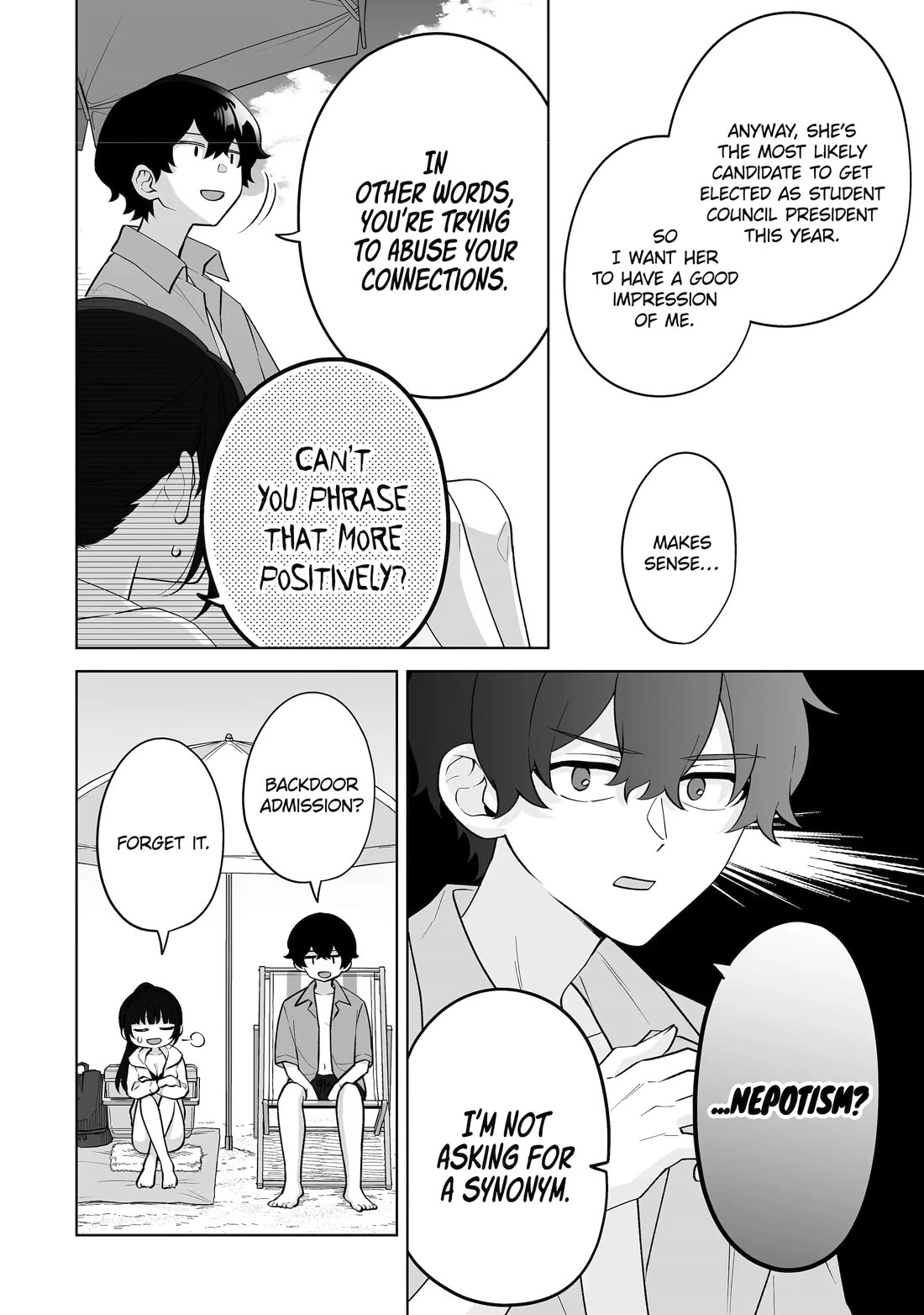 Please Leave Me Alone (For Some Reason, She Wants to Change a Lone Wolf's Helpless High School Life.) Chapter 36 page 24 - Chapter 36
