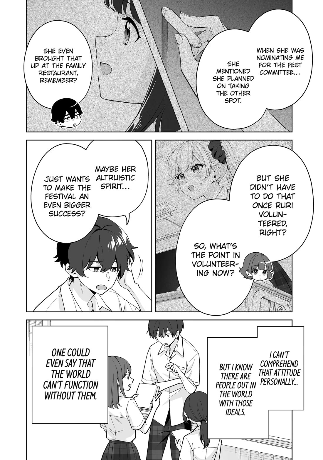 Please Leave Me Alone (For Some Reason, She Wants to Change a Lone Wolf's Helpless High School Life.) Chapter 38 page 12 - Chapter 38