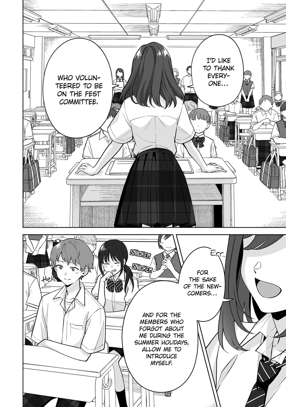Please Leave Me Alone (For Some Reason, She Wants to Change a Lone Wolf's Helpless High School Life.) Chapter 38 page 2 - Chapter 38
