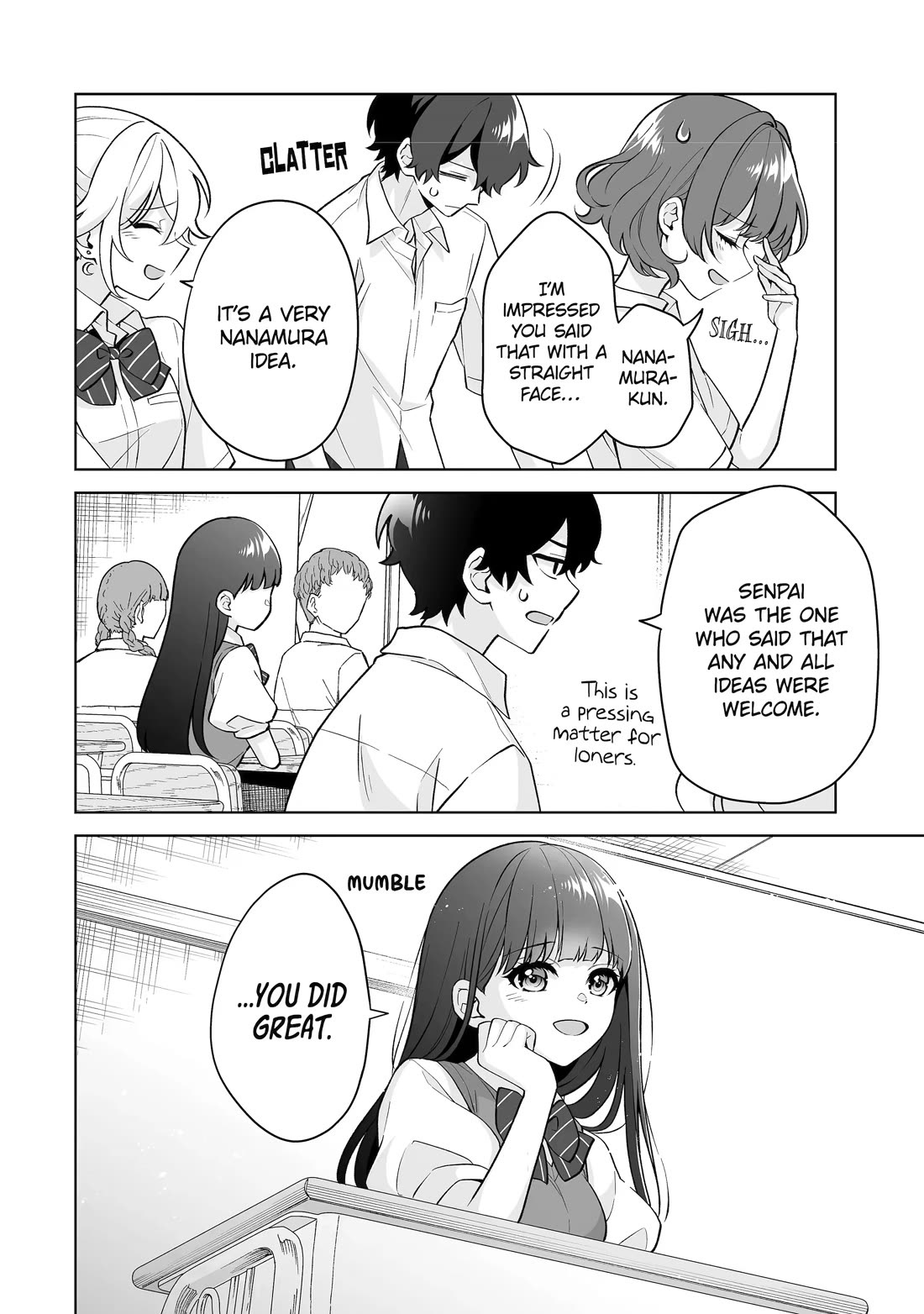 Please Leave Me Alone (For Some Reason, She Wants to Change a Lone Wolf's Helpless High School Life.) Chapter 38 page 28 - Chapter 38