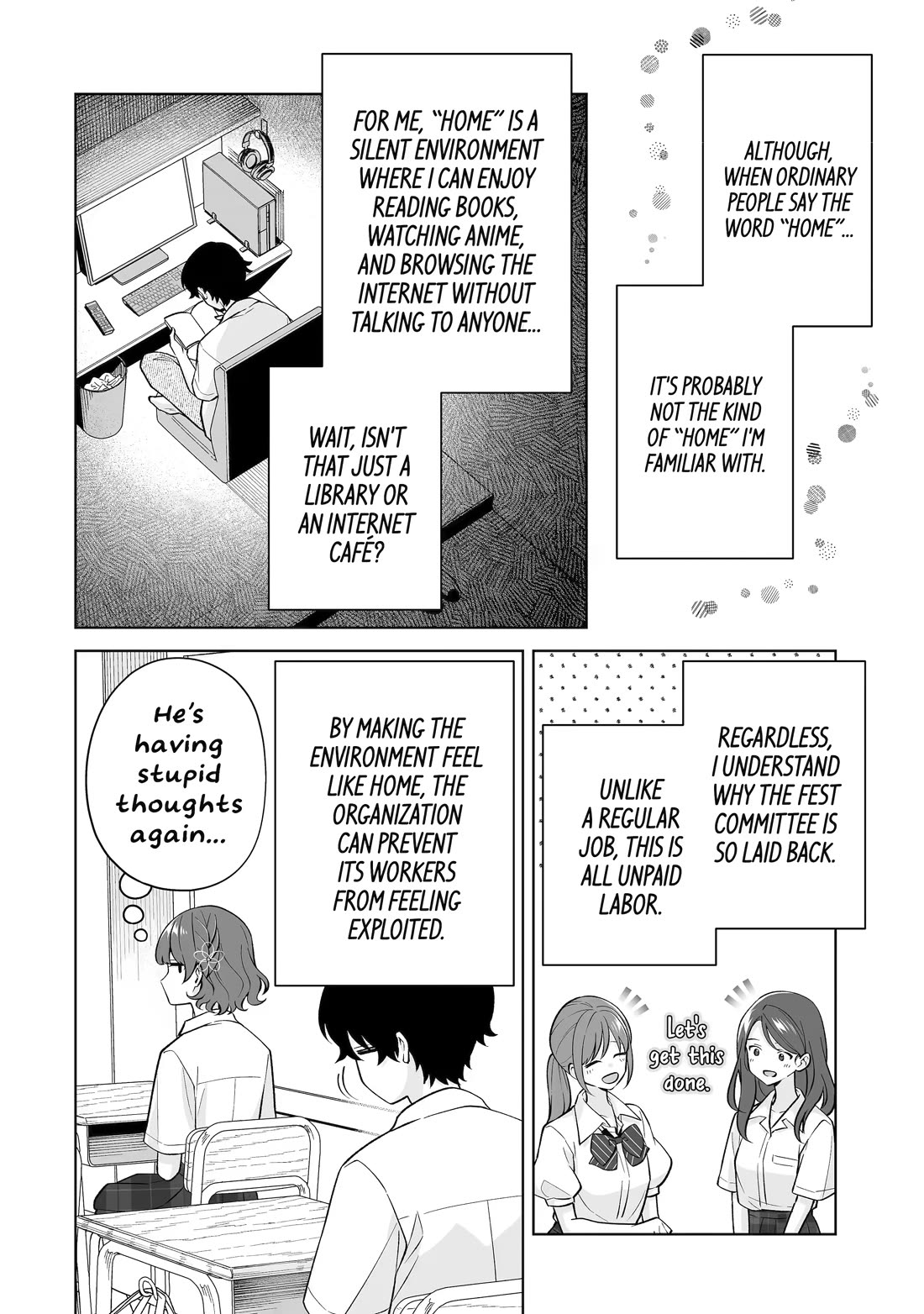 Please Leave Me Alone (For Some Reason, She Wants to Change a Lone Wolf's Helpless High School Life.) Chapter 38 page 8 - Chapter 38