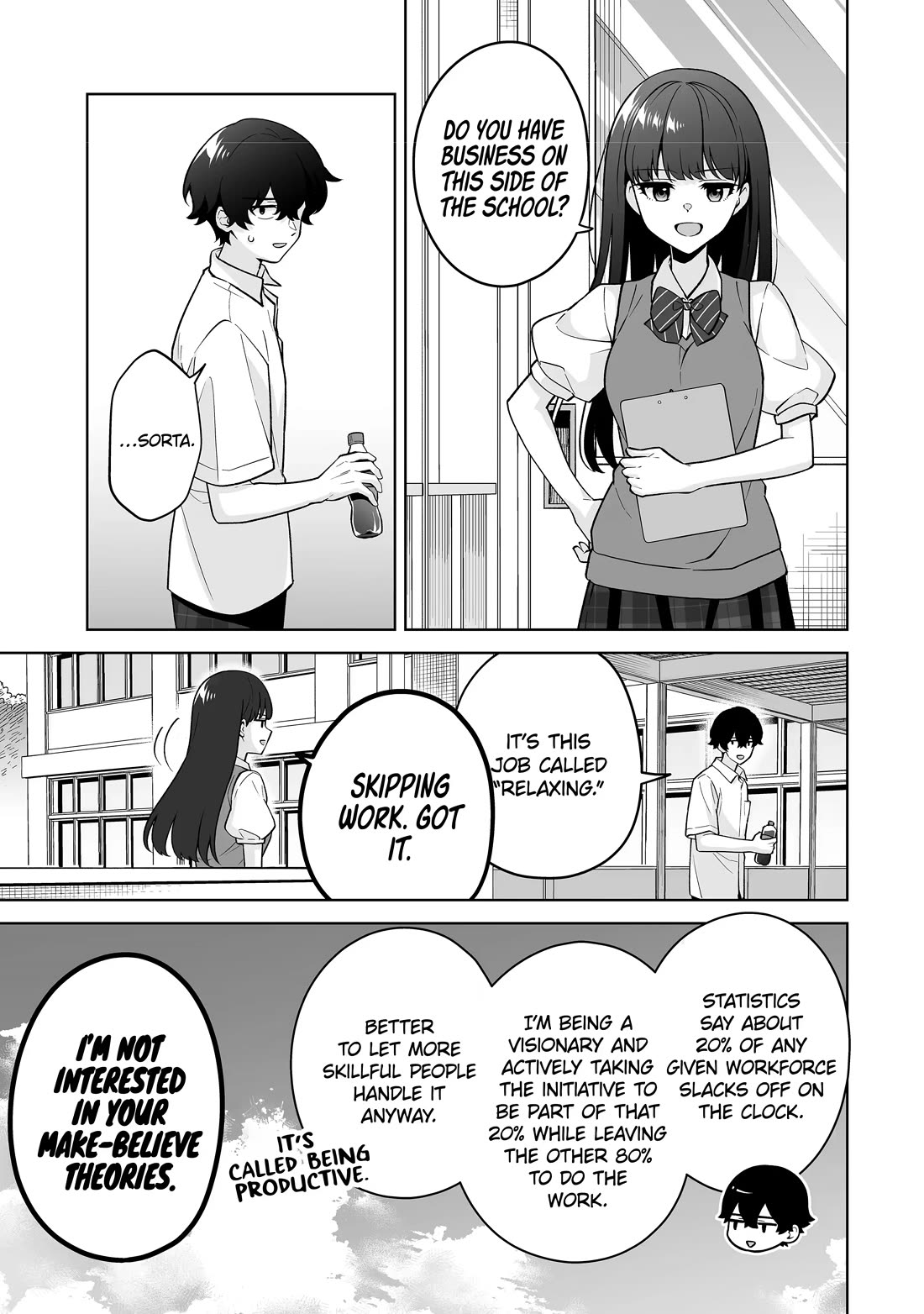 Please Leave Me Alone (For Some Reason, She Wants to Change a Lone Wolf's Helpless High School Life.) Chapter 39 page 7 - Chapter 39