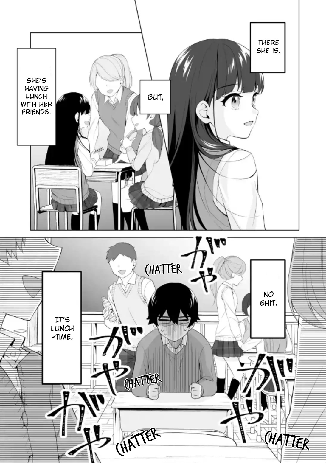 Please Leave Me Alone (For Some Reason, She Wants to Change a Lone Wolf's Helpless High School Life.) Chapter 4 page 15 - Chapter 4: Girls and Chit-Chatting Are an Impossible Game for Me, Okay?