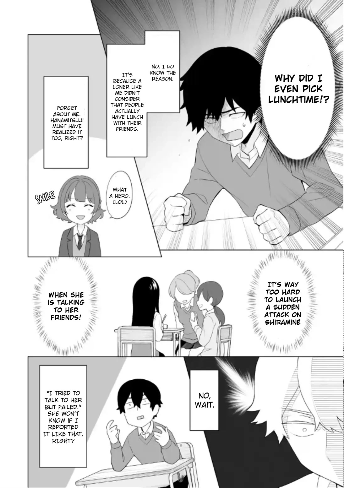 Please Leave Me Alone (For Some Reason, She Wants to Change a Lone Wolf's Helpless High School Life.) Chapter 4 page 16 - Chapter 4: Girls and Chit-Chatting Are an Impossible Game for Me, Okay?