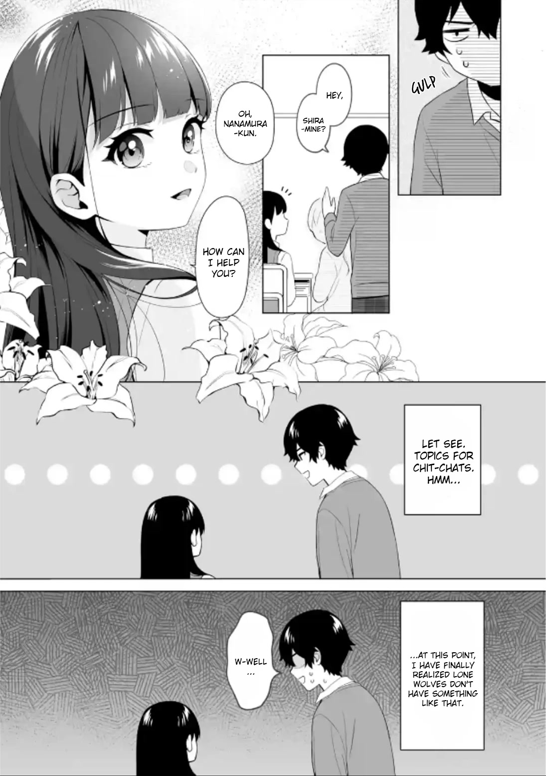 Please Leave Me Alone (For Some Reason, She Wants to Change a Lone Wolf's Helpless High School Life.) Chapter 4 page 19 - Chapter 4: Girls and Chit-Chatting Are an Impossible Game for Me, Okay?