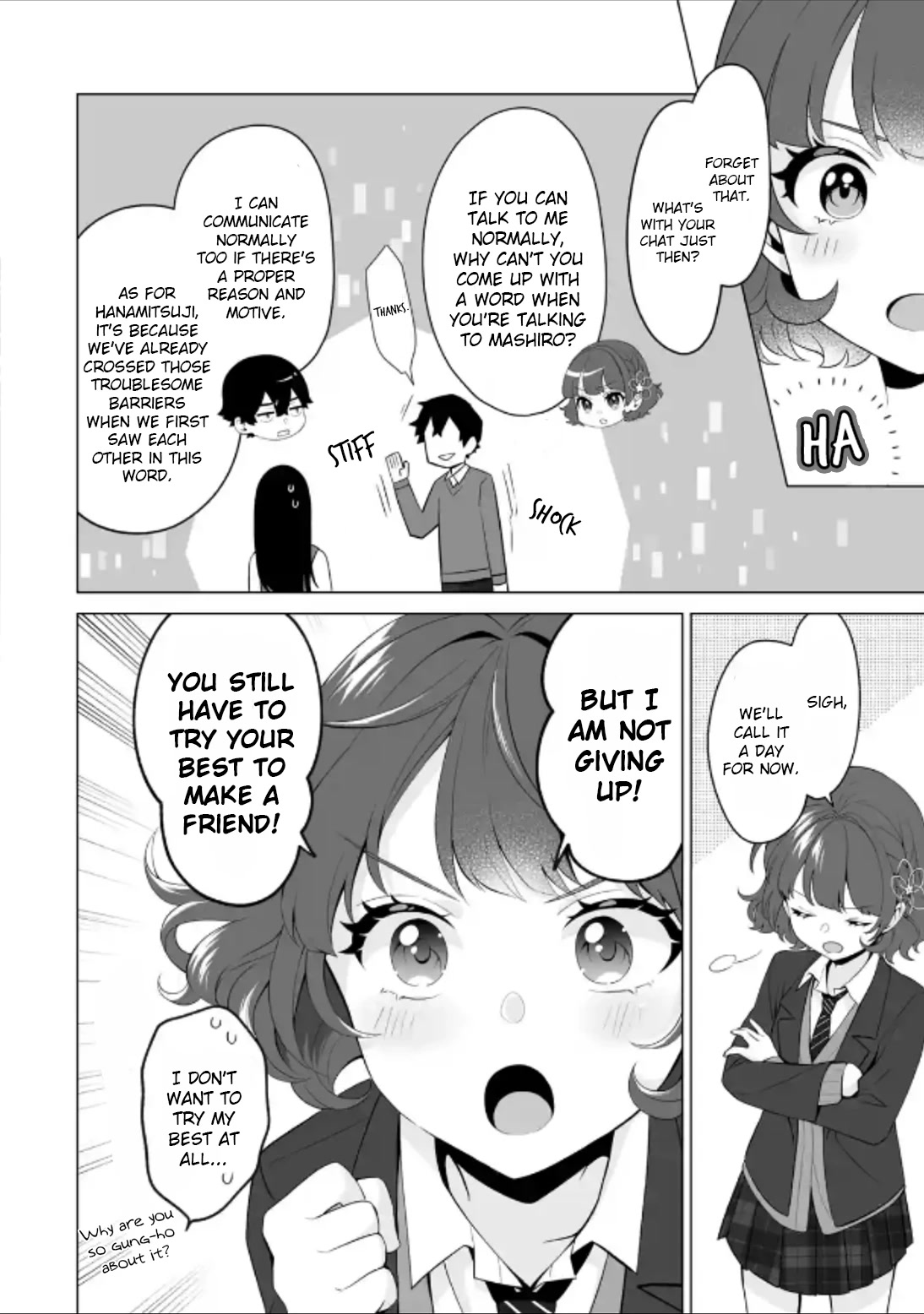 Please Leave Me Alone (For Some Reason, She Wants to Change a Lone Wolf's Helpless High School Life.) Chapter 4 page 26 - Chapter 4: Girls and Chit-Chatting Are an Impossible Game for Me, Okay?