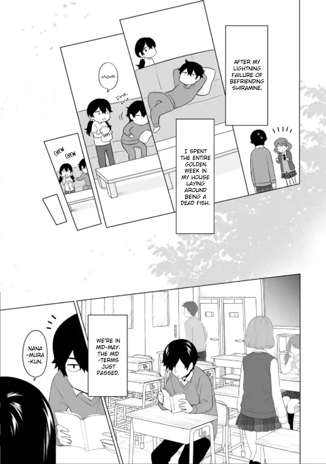 Please Leave Me Alone (For Some Reason, She Wants to Change a Lone Wolf's Helpless High School Life.) Chapter 4 page 27 - Chapter 4: Girls and Chit-Chatting Are an Impossible Game for Me, Okay?