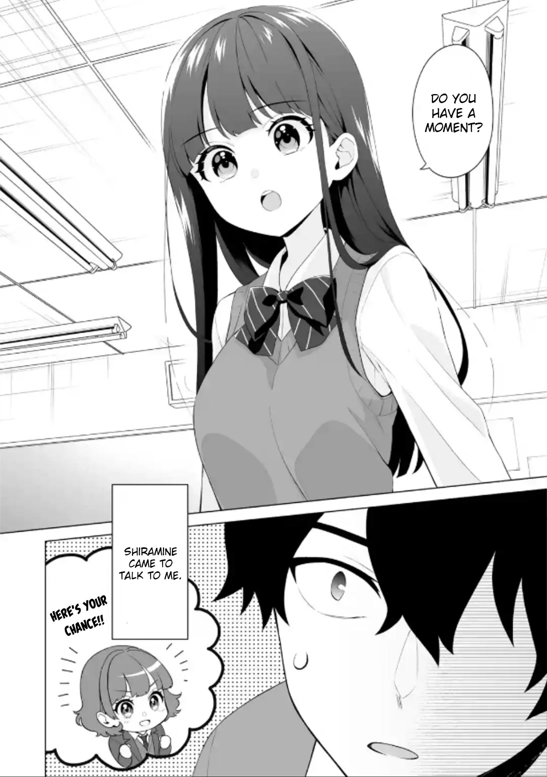 Please Leave Me Alone (For Some Reason, She Wants to Change a Lone Wolf's Helpless High School Life.) Chapter 4 page 28 - Chapter 4: Girls and Chit-Chatting Are an Impossible Game for Me, Okay?