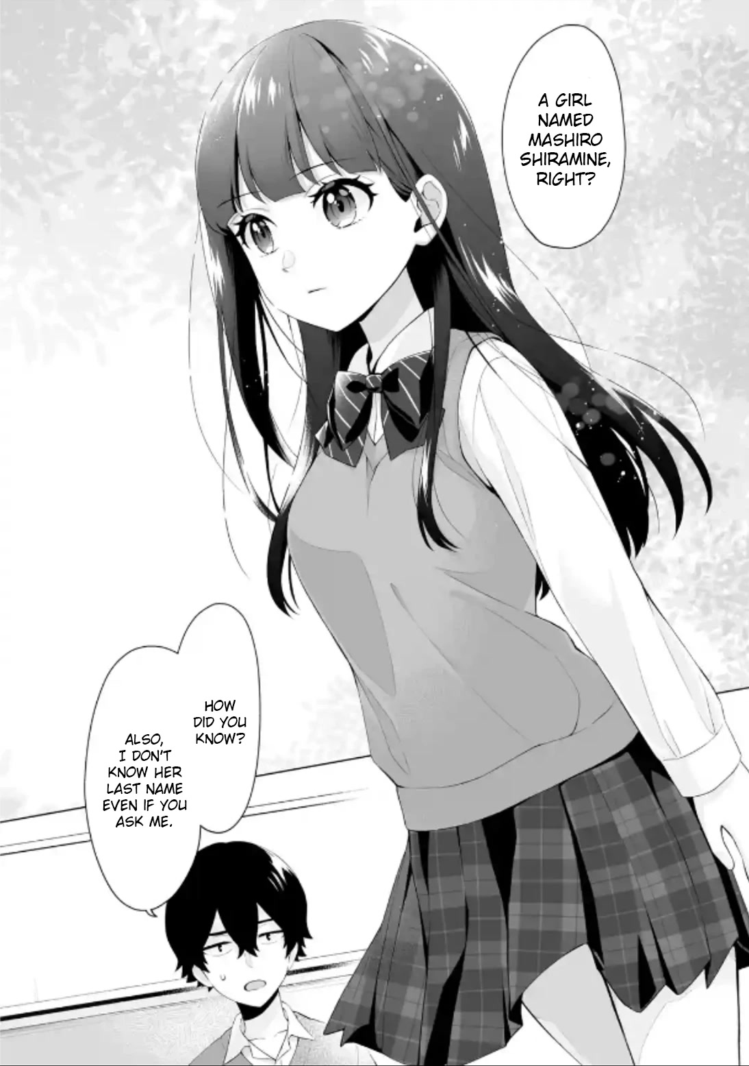 Please Leave Me Alone (For Some Reason, She Wants to Change a Lone Wolf's Helpless High School Life.) Chapter 4 page 6 - Chapter 4: Girls and Chit-Chatting Are an Impossible Game for Me, Okay?