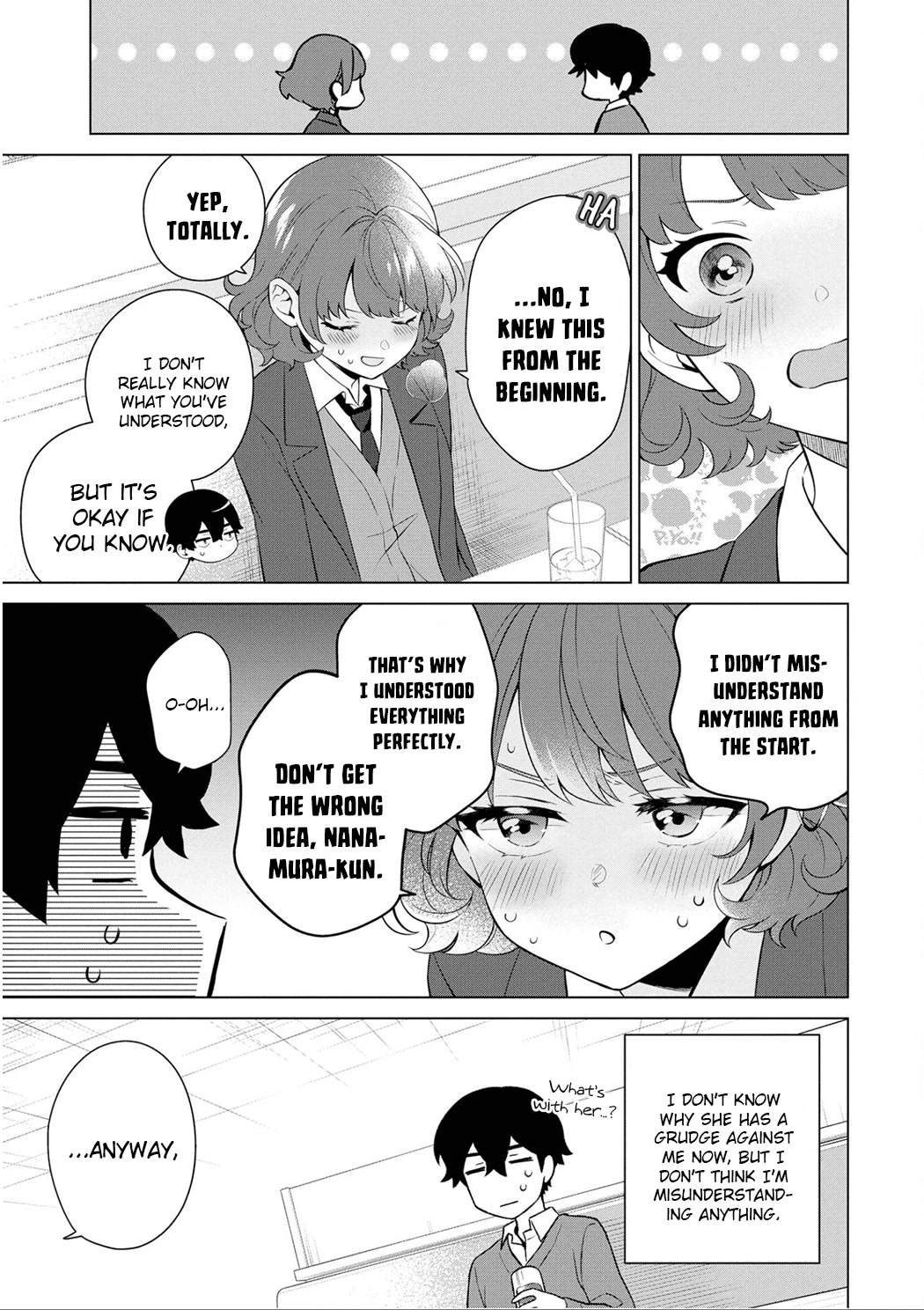 Please Leave Me Alone (For Some Reason, She Wants to Change a Lone Wolf's Helpless High School Life.) Chapter 5.5 page 9 - Chapter 5.5: Vol.1 Extras