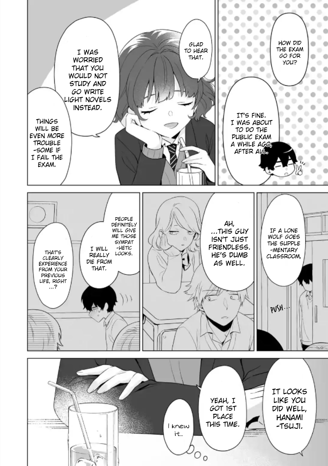 Please Leave Me Alone (For Some Reason, She Wants to Change a Lone Wolf's Helpless High School Life.) Chapter 5 page 10 - Chapter 5: Mashiro Shiramine Wants a Sudden Chat With Me?