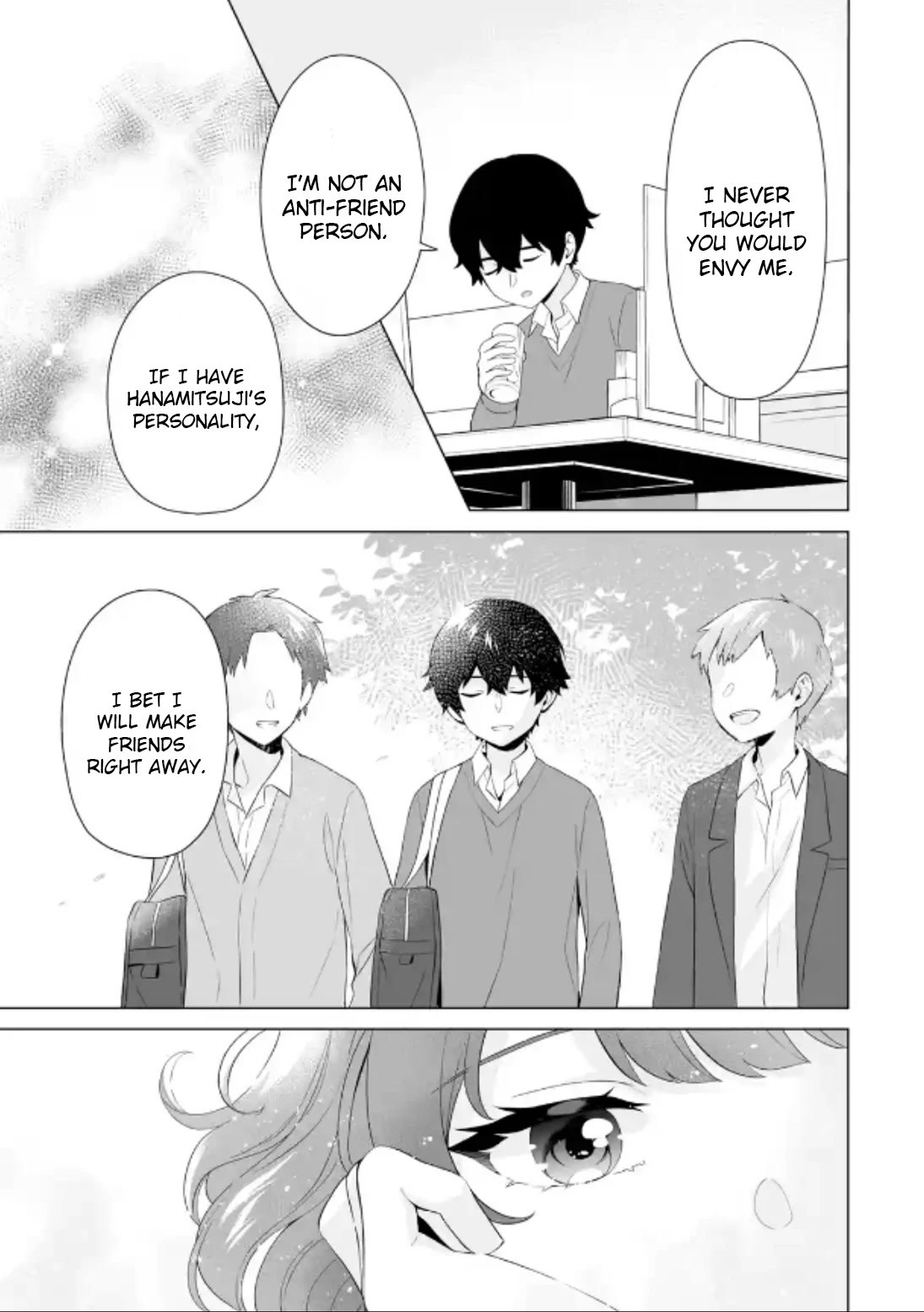 Please Leave Me Alone (For Some Reason, She Wants to Change a Lone Wolf's Helpless High School Life.) Chapter 5 page 15 - Chapter 5: Mashiro Shiramine Wants a Sudden Chat With Me?