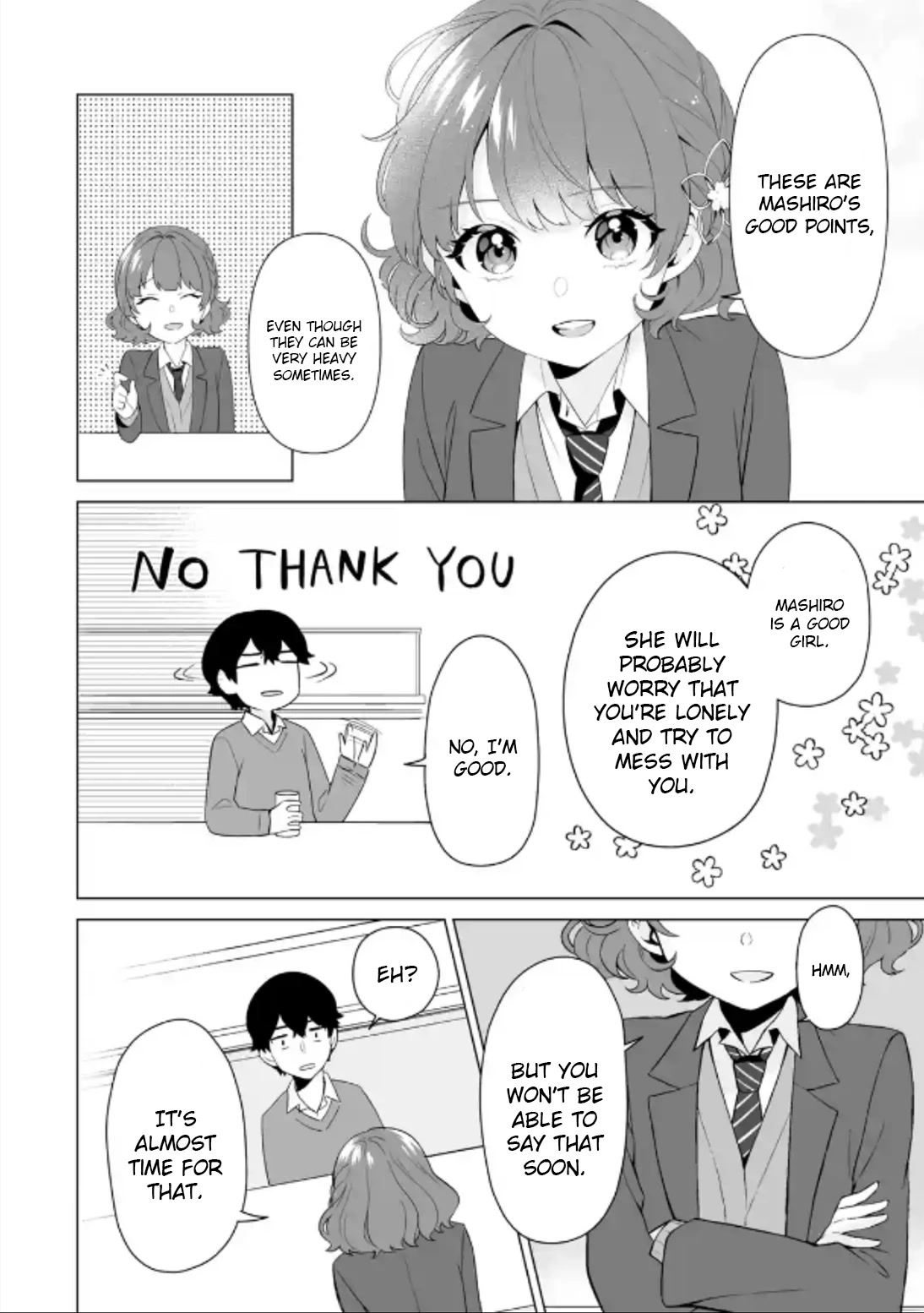 Please Leave Me Alone (For Some Reason, She Wants to Change a Lone Wolf's Helpless High School Life.) Chapter 5 page 20 - Chapter 5: Mashiro Shiramine Wants a Sudden Chat With Me?