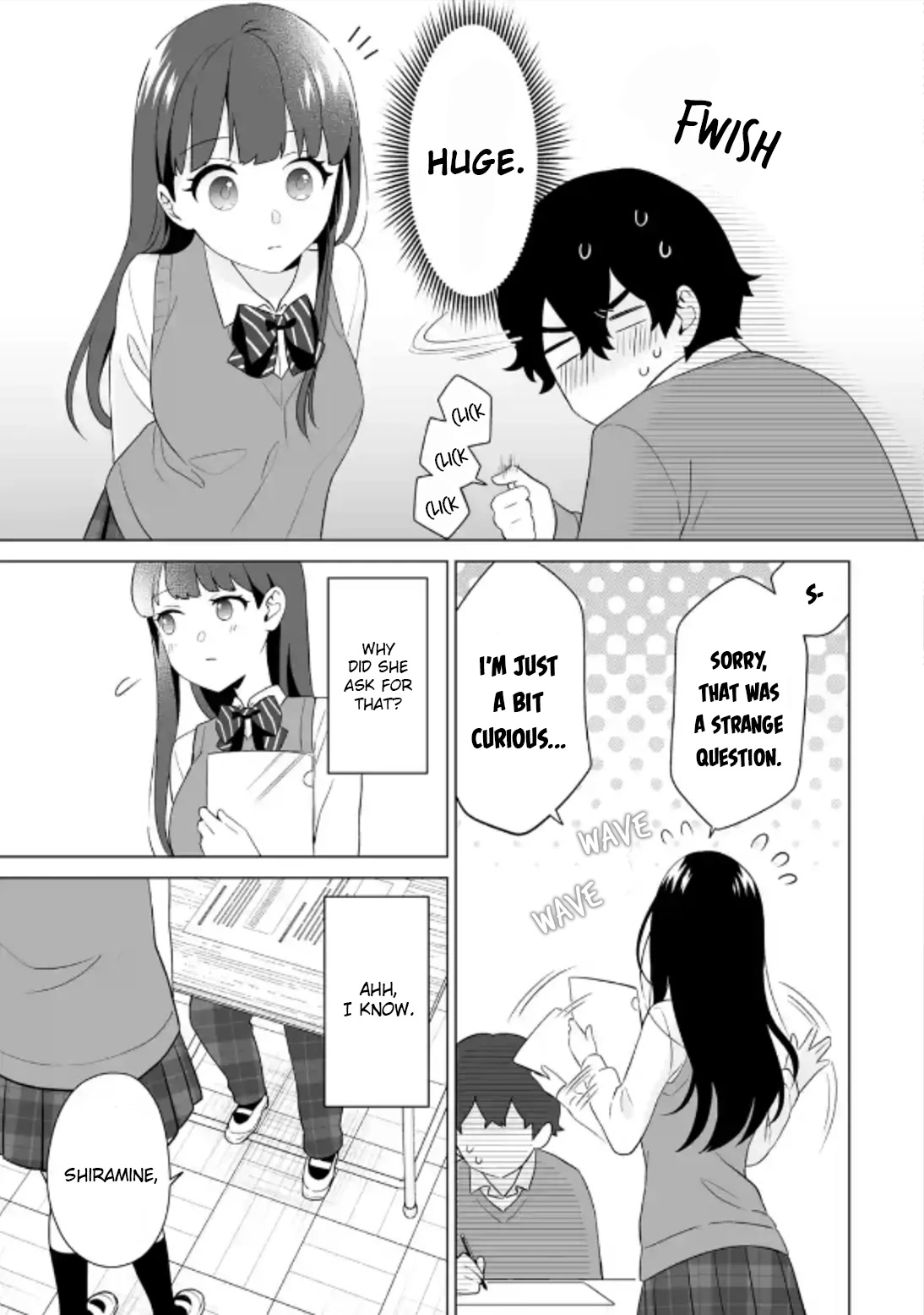 Please Leave Me Alone (For Some Reason, She Wants to Change a Lone Wolf's Helpless High School Life.) Chapter 5 page 5 - Chapter 5: Mashiro Shiramine Wants a Sudden Chat With Me?