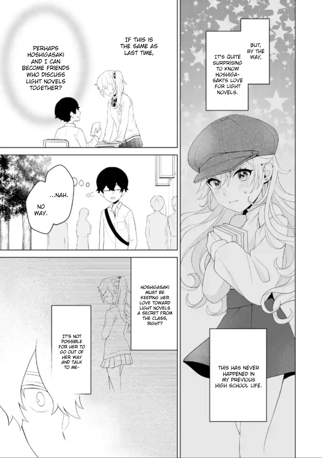 Please Leave Me Alone (For Some Reason, She Wants to Change a Lone Wolf's Helpless High School Life.) Chapter 6 page 11 - Chapter 6: Gals Who Are Nice to an Otaku Are Just a Fantasy, Right?