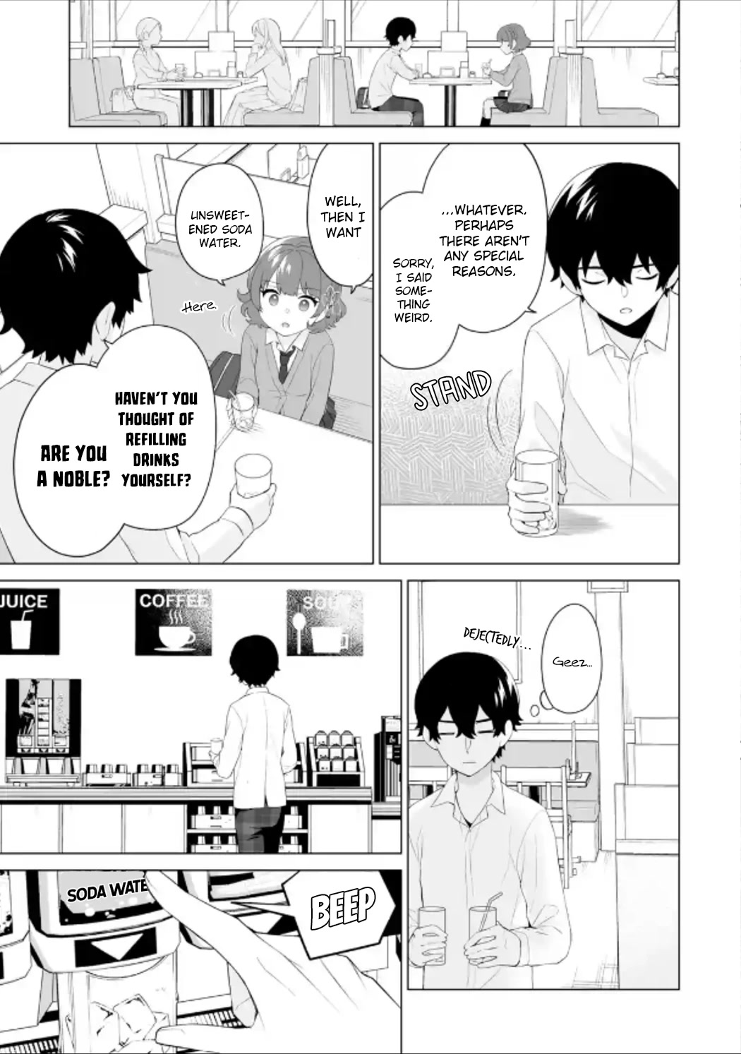Please Leave Me Alone (For Some Reason, She Wants to Change a Lone Wolf's Helpless High School Life.) Chapter 6 page 17 - Chapter 6: Gals Who Are Nice to an Otaku Are Just a Fantasy, Right?